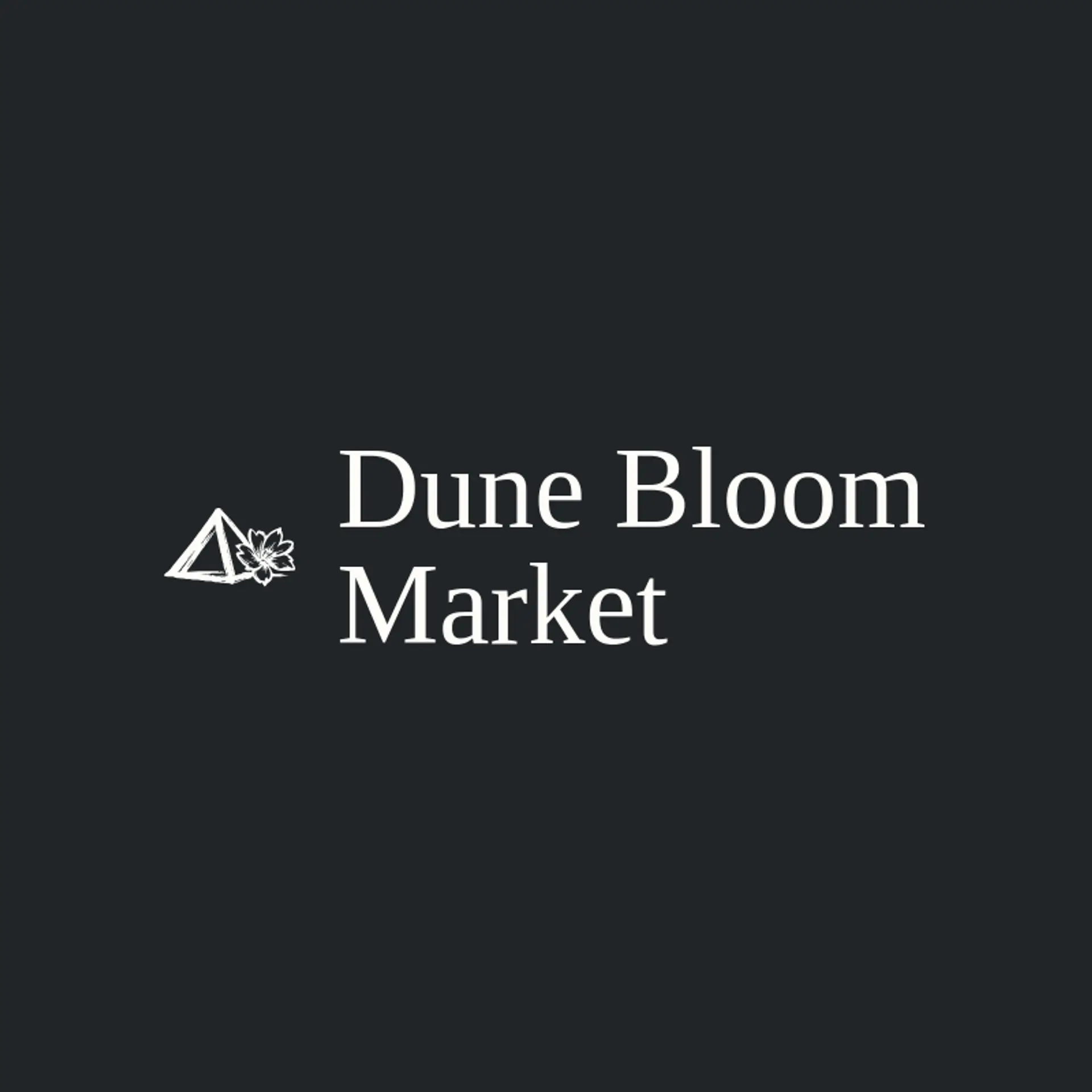 Dune Bloom Market logo for pyramid