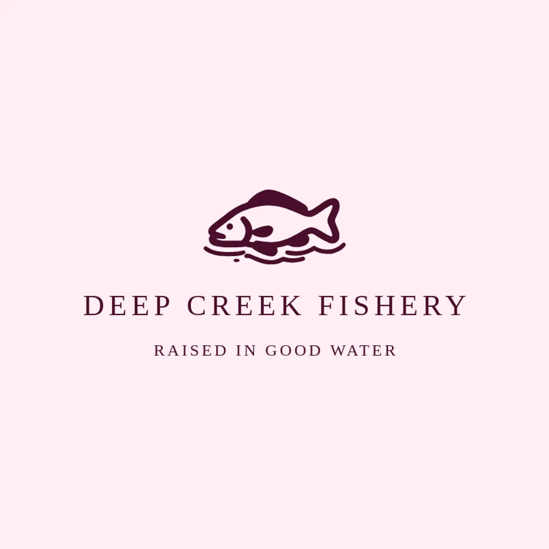Deep Creek Fishery logo for catfish