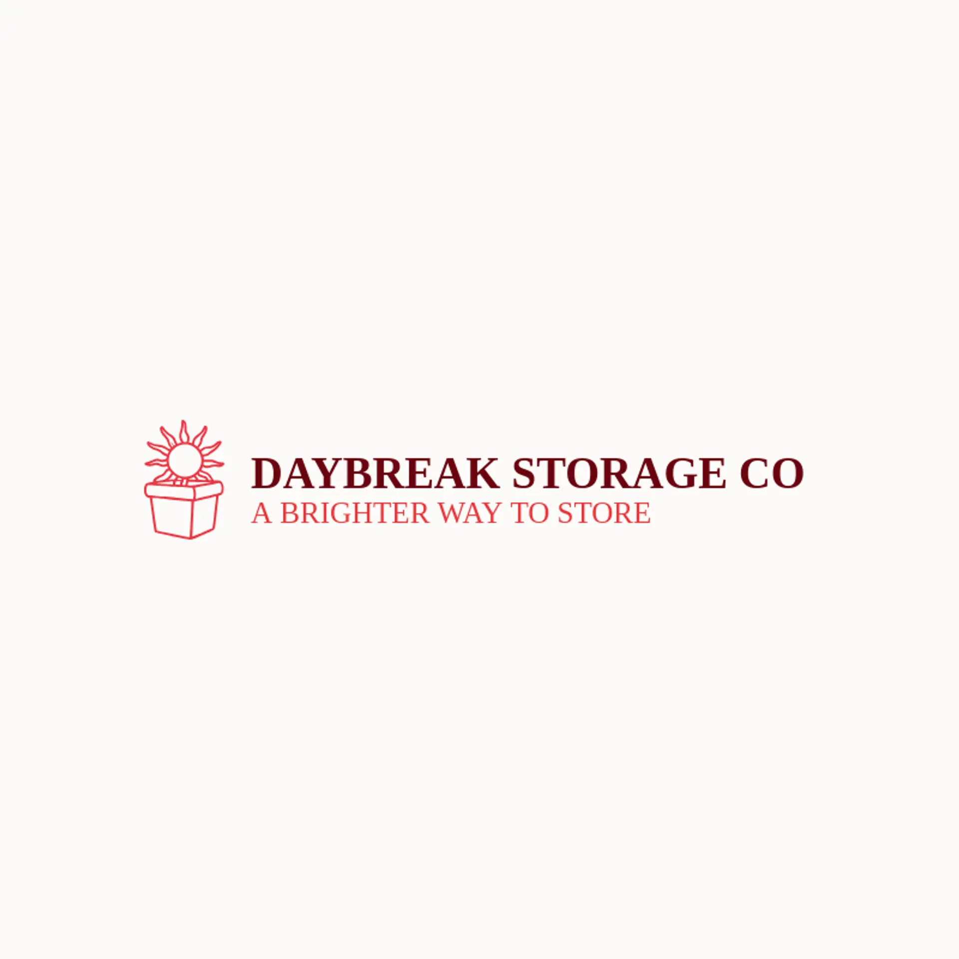 Daybreak Storage Co logo for storage