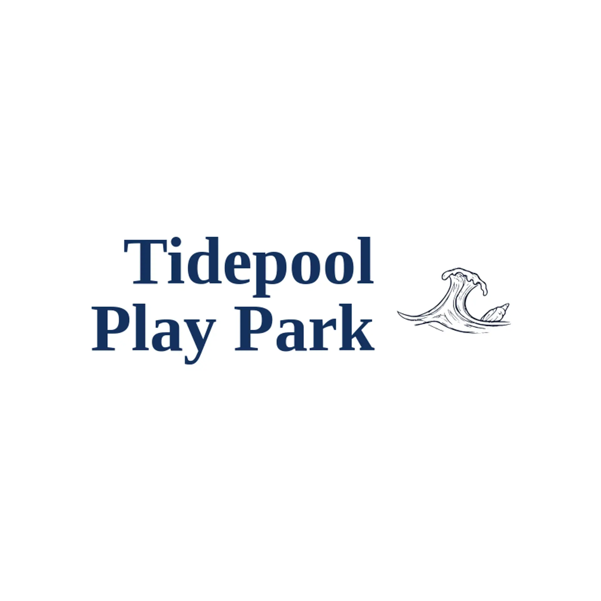 Tidepool Play Park logo for water park