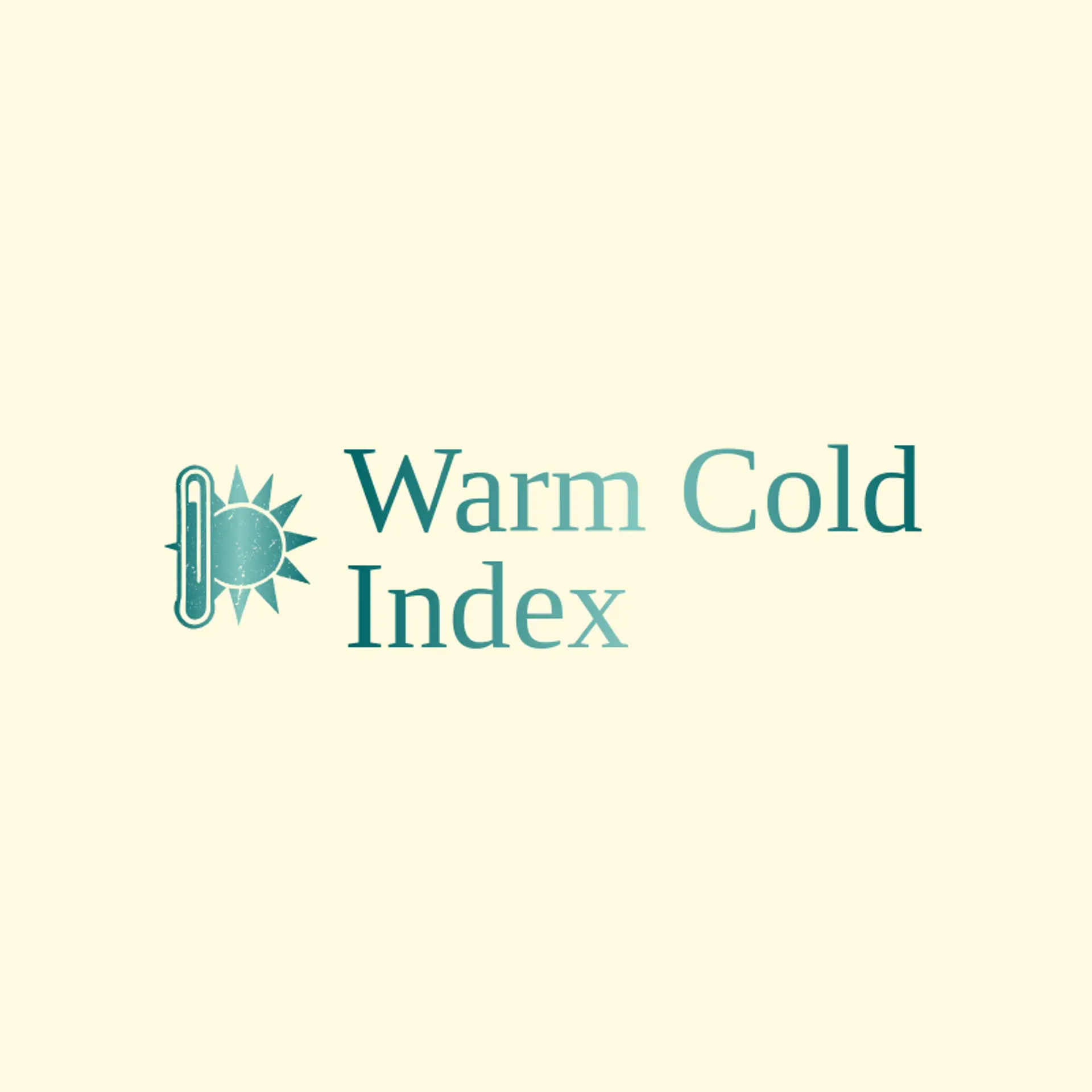 Warm Cold Index logo for weather
