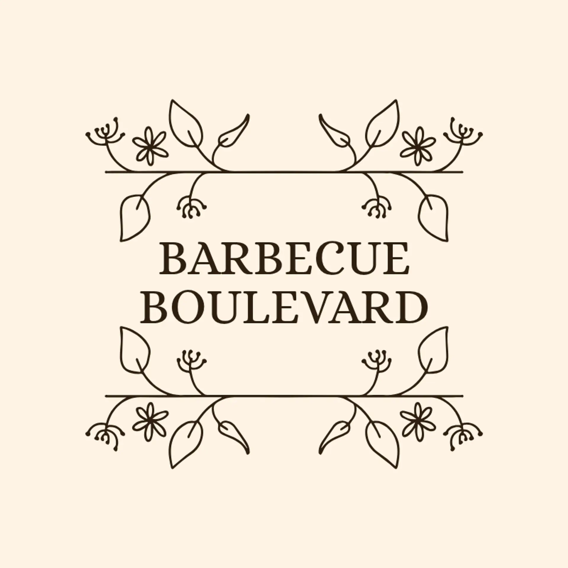Barbecue Boulevard logo for bbq restaurant