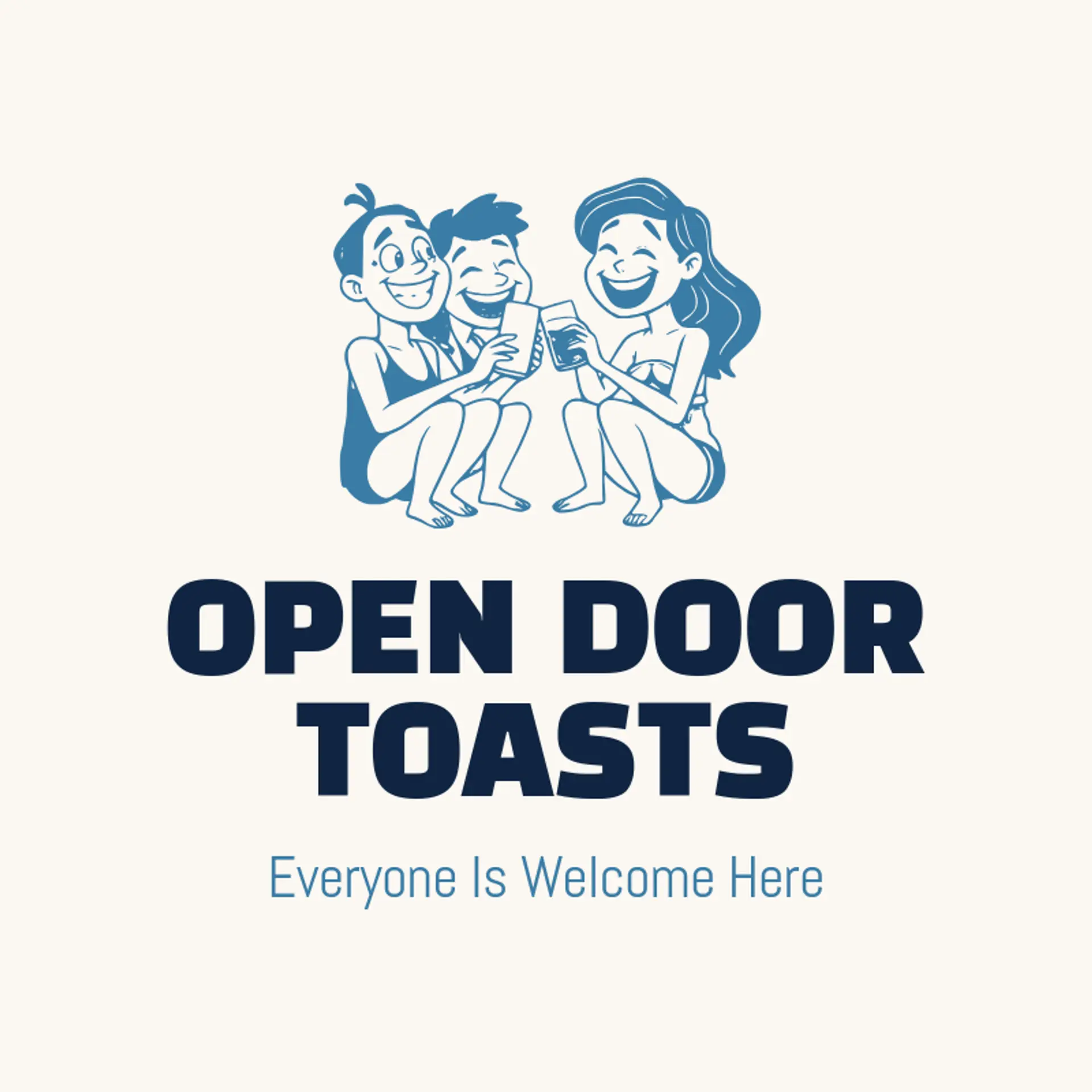 Open Door Toasts logo for cheers