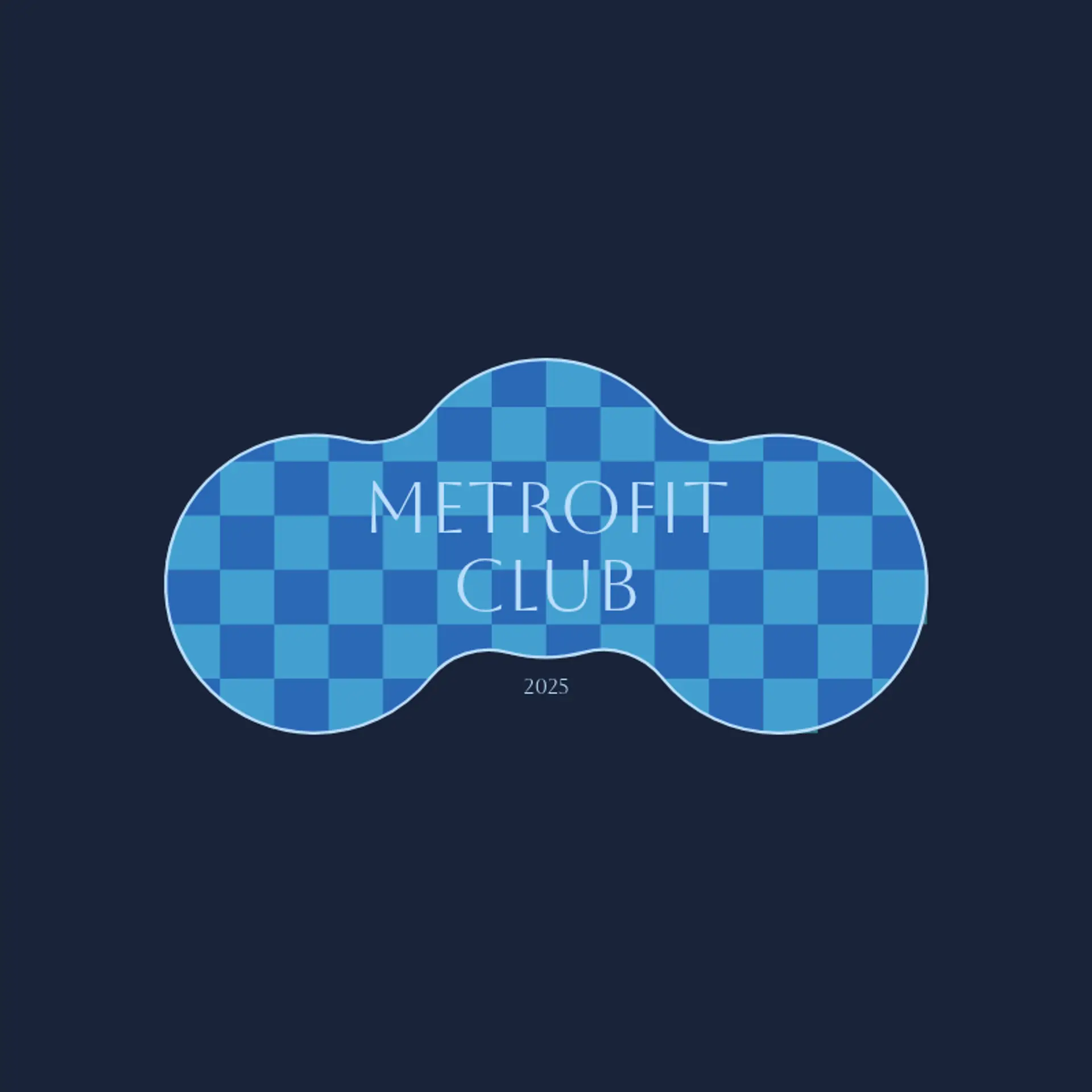 MetroFit Club logo for sports club