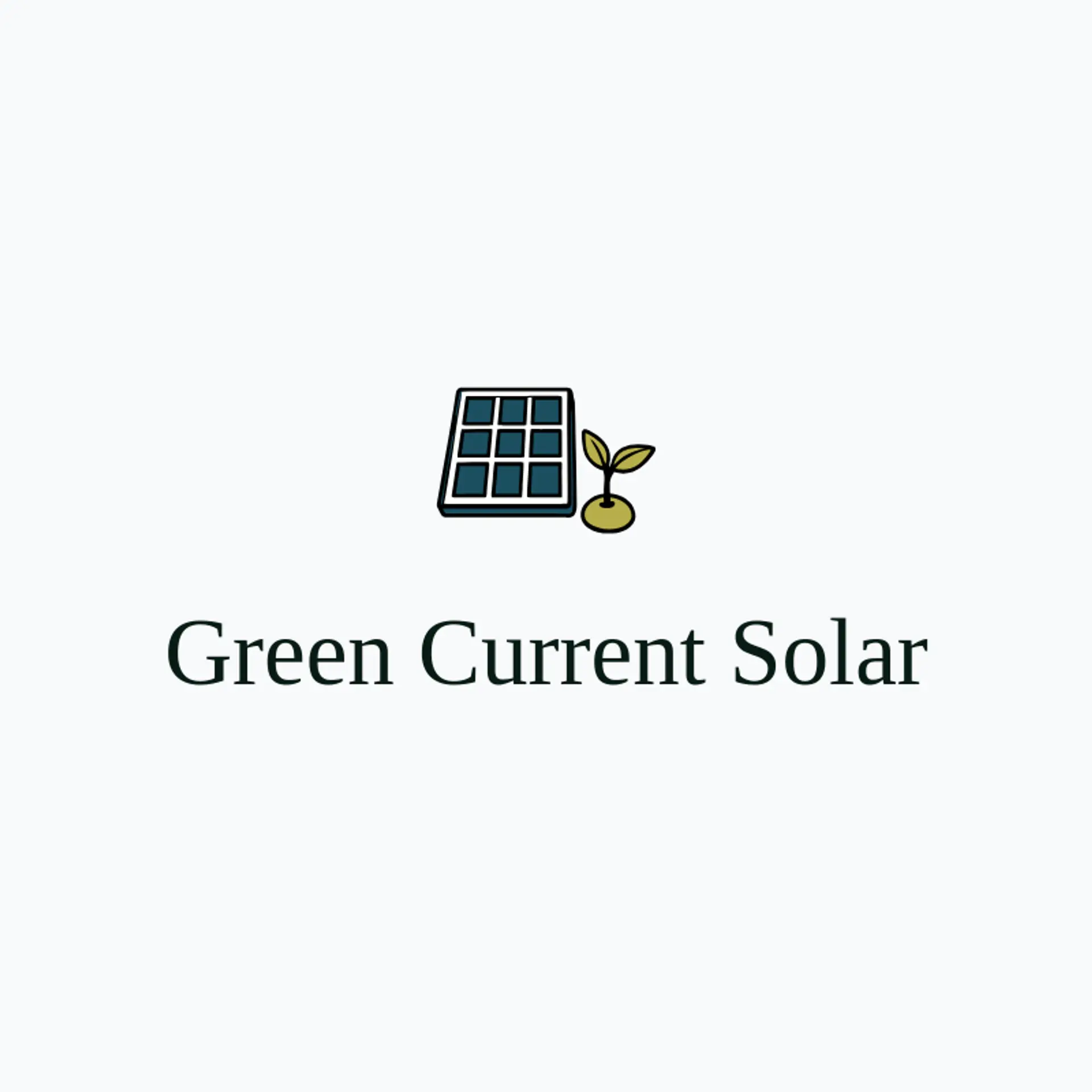 Green Current Solar logo for solar panel