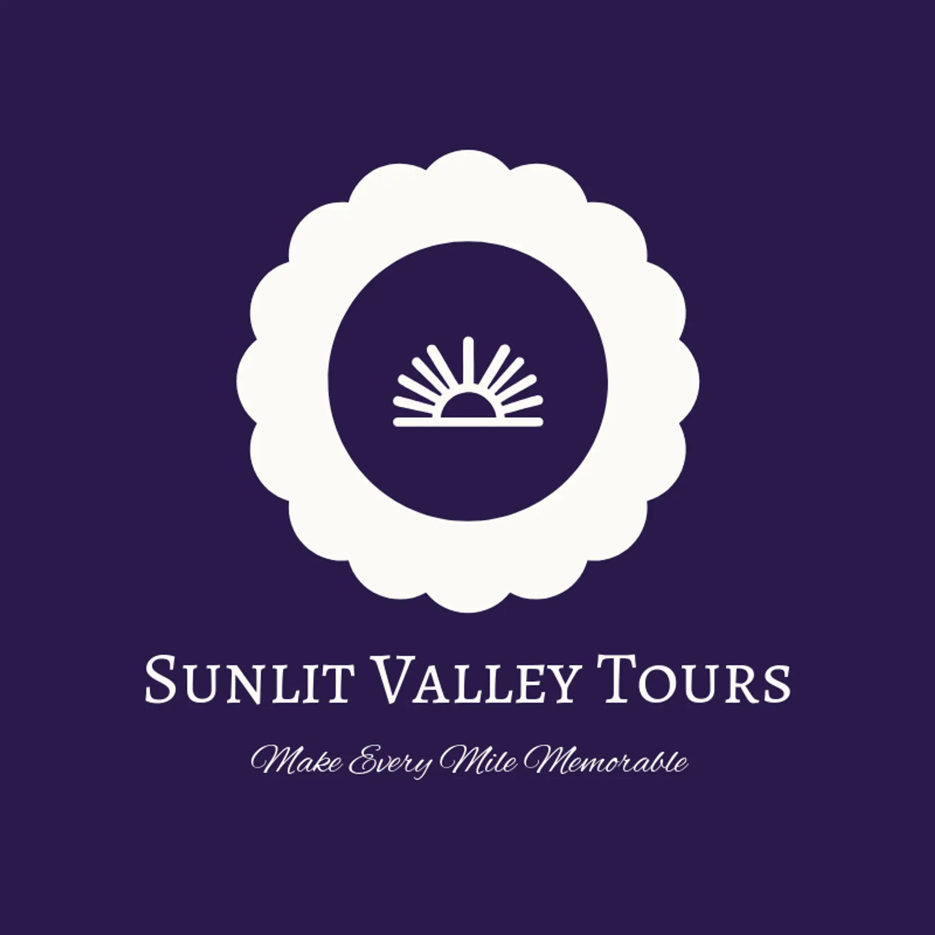 Sunlit Valley Tours logo for horizon