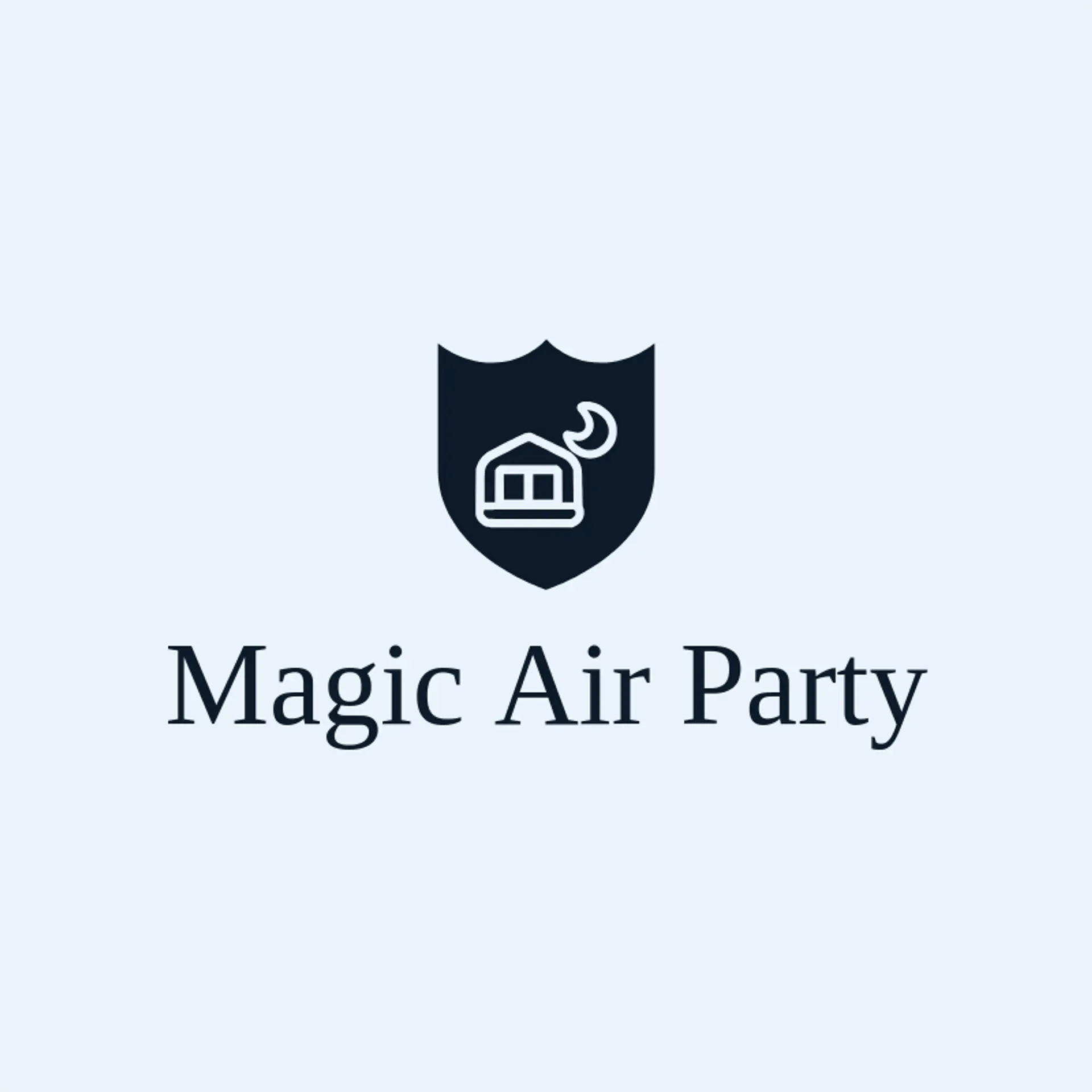 Magic Air Party logo for inflatable