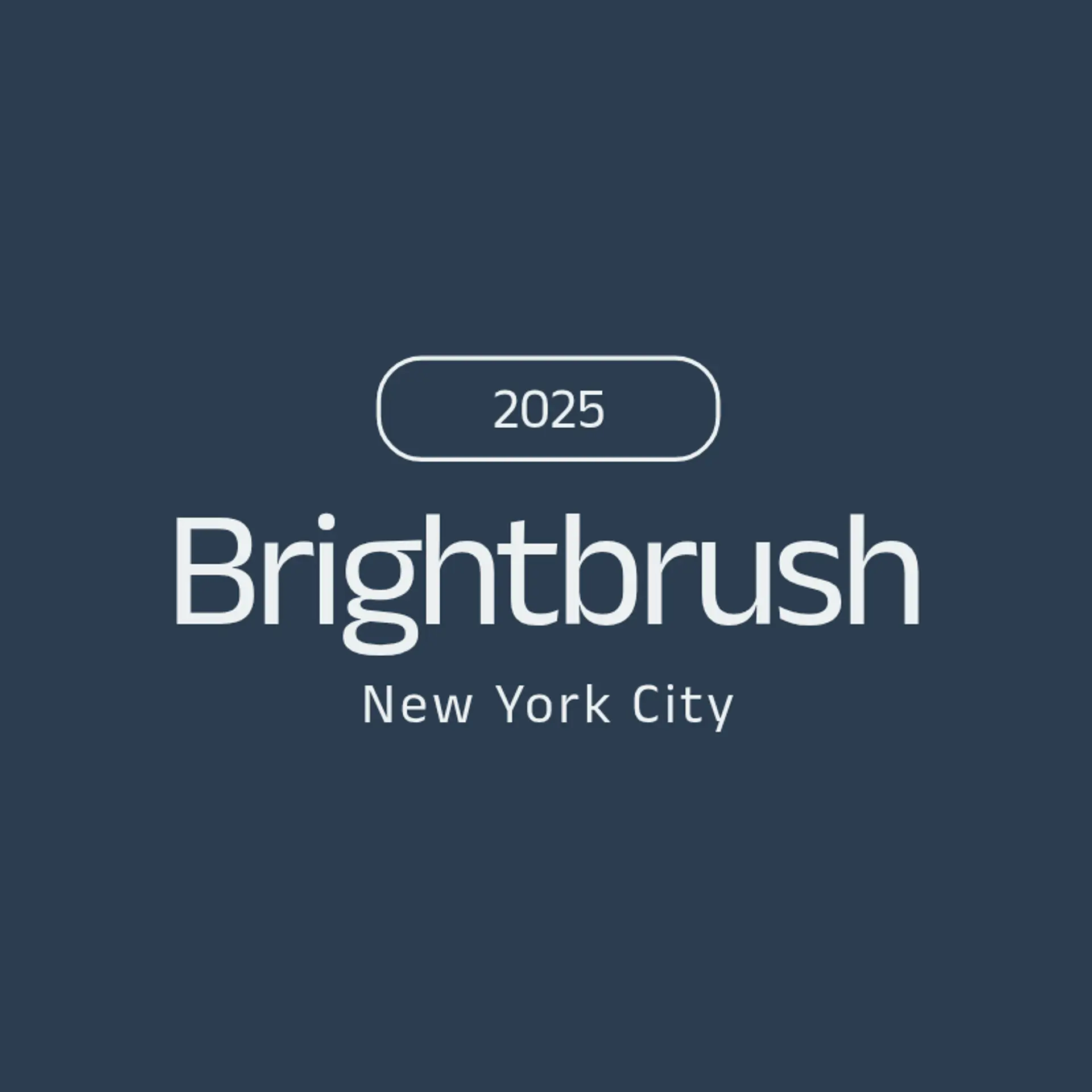 BrightBrush logo for cleaning company
