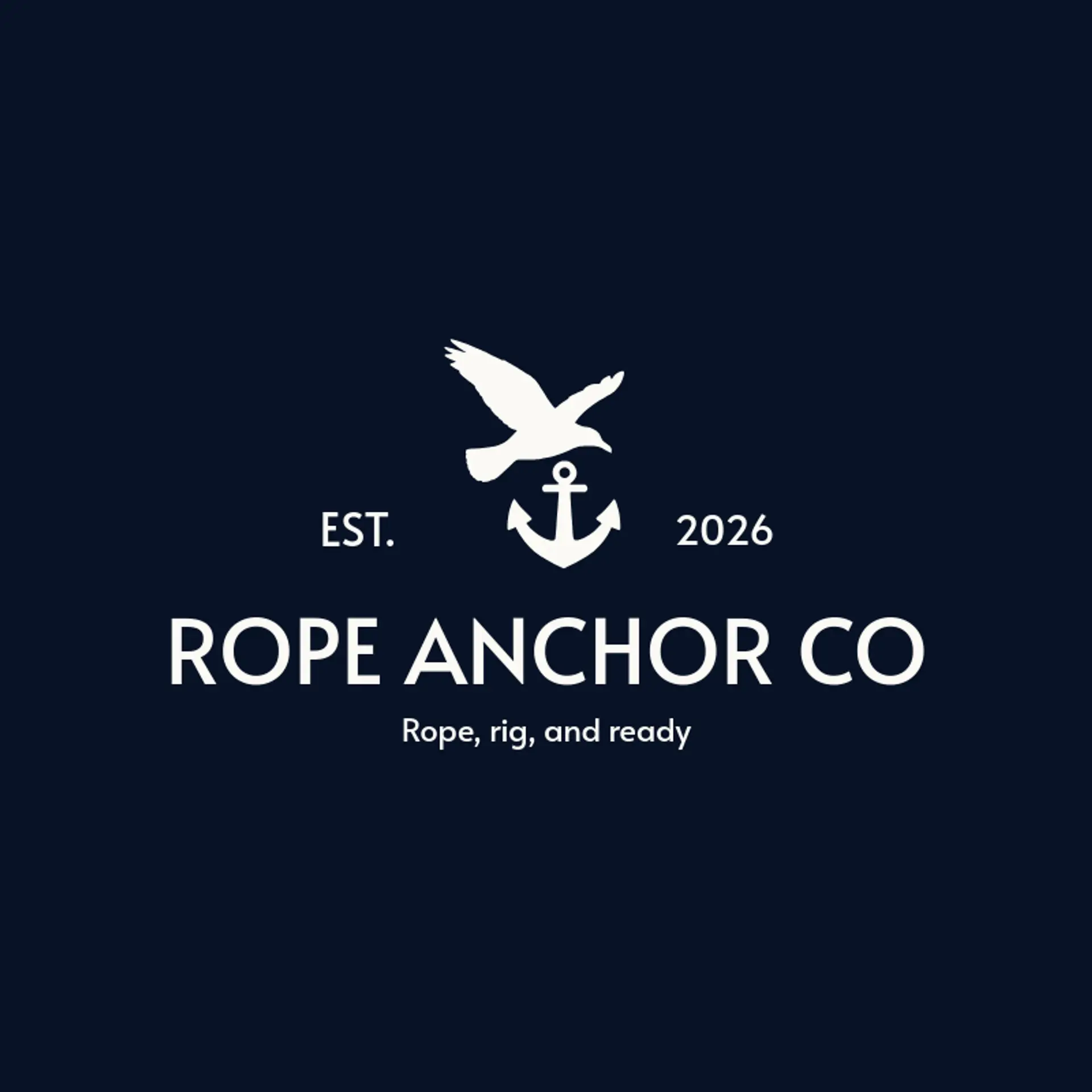Rope Anchor Co logo for anchor