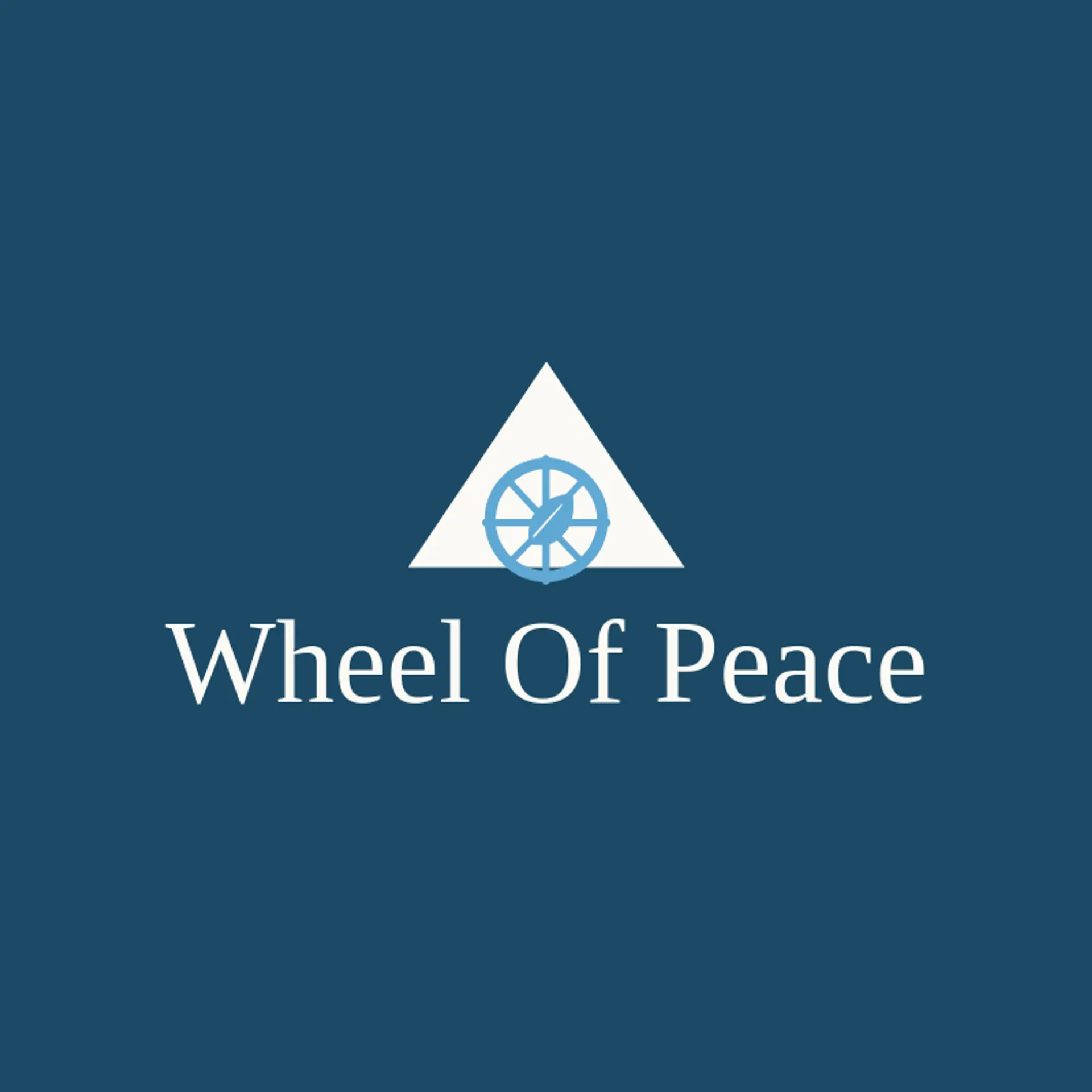 Wheel of Peace logo for buddhism