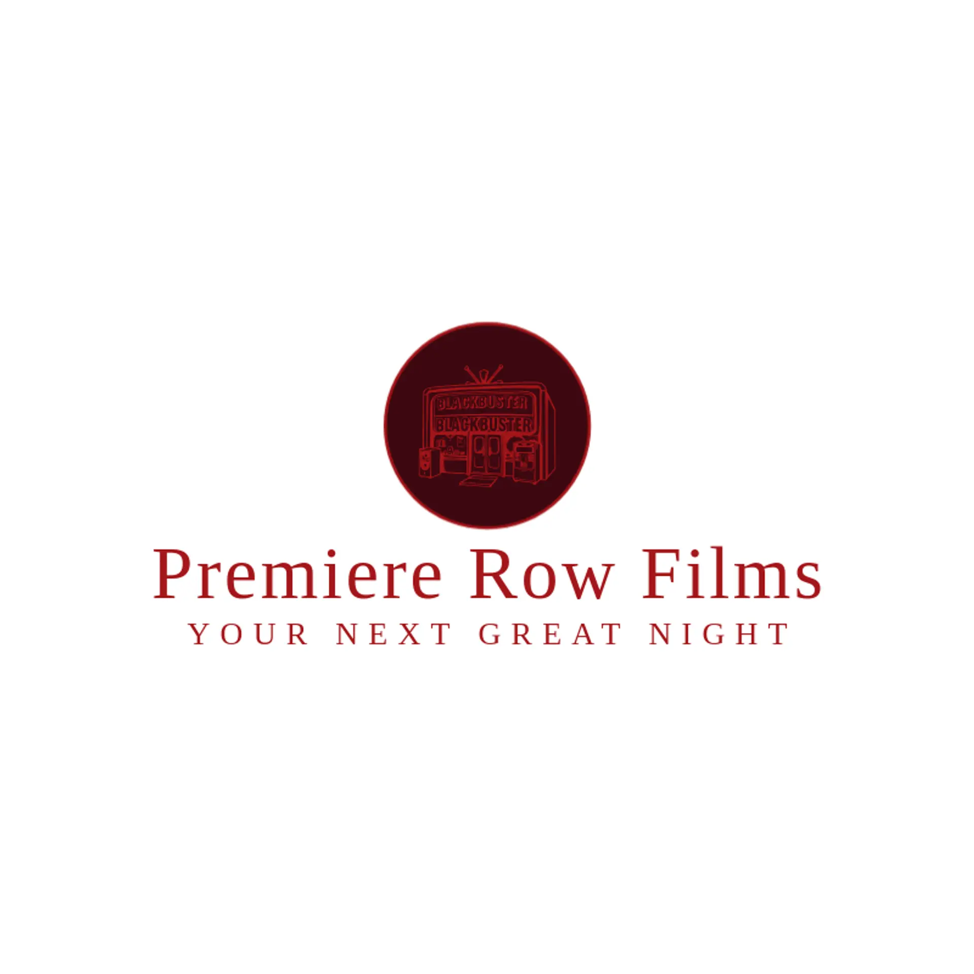 Premiere Row Films logo for blockbuster