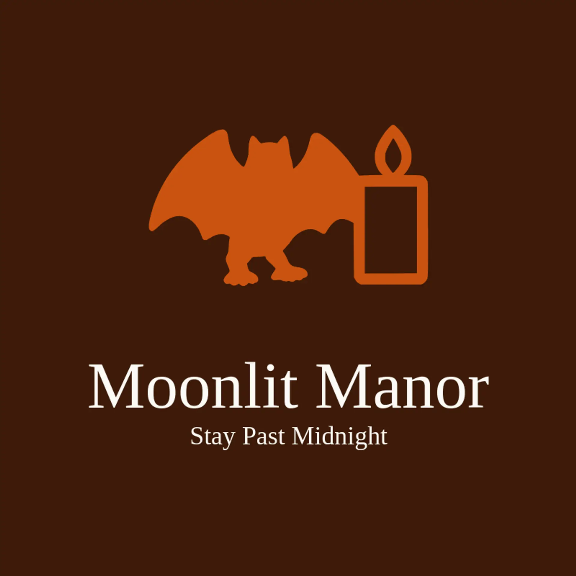 Moonlit Manor logo for horror