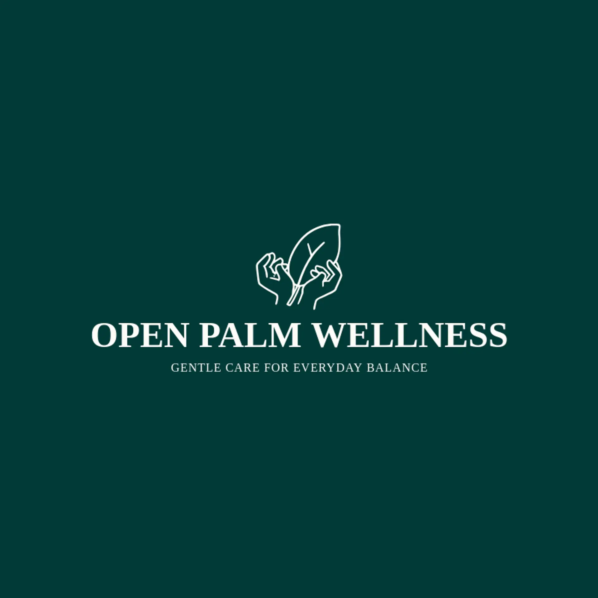 Open Palm Wellness logo for massage therapy