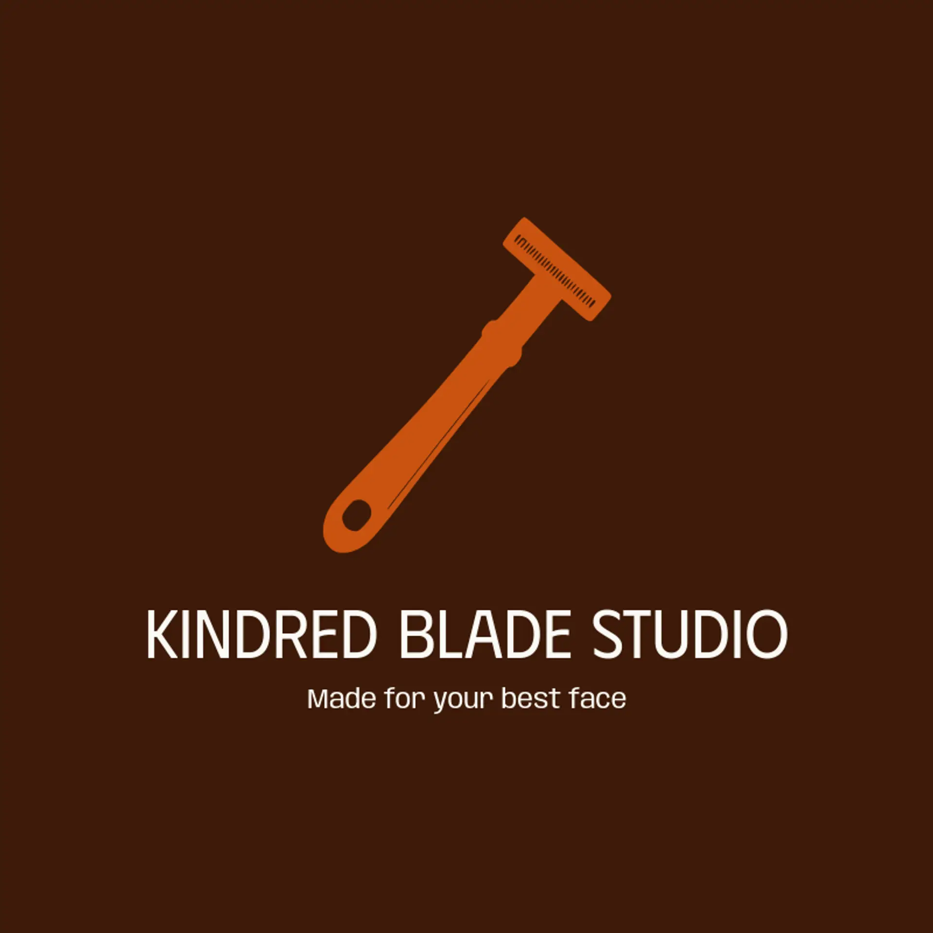 Kindred Blade Studio logo for razor