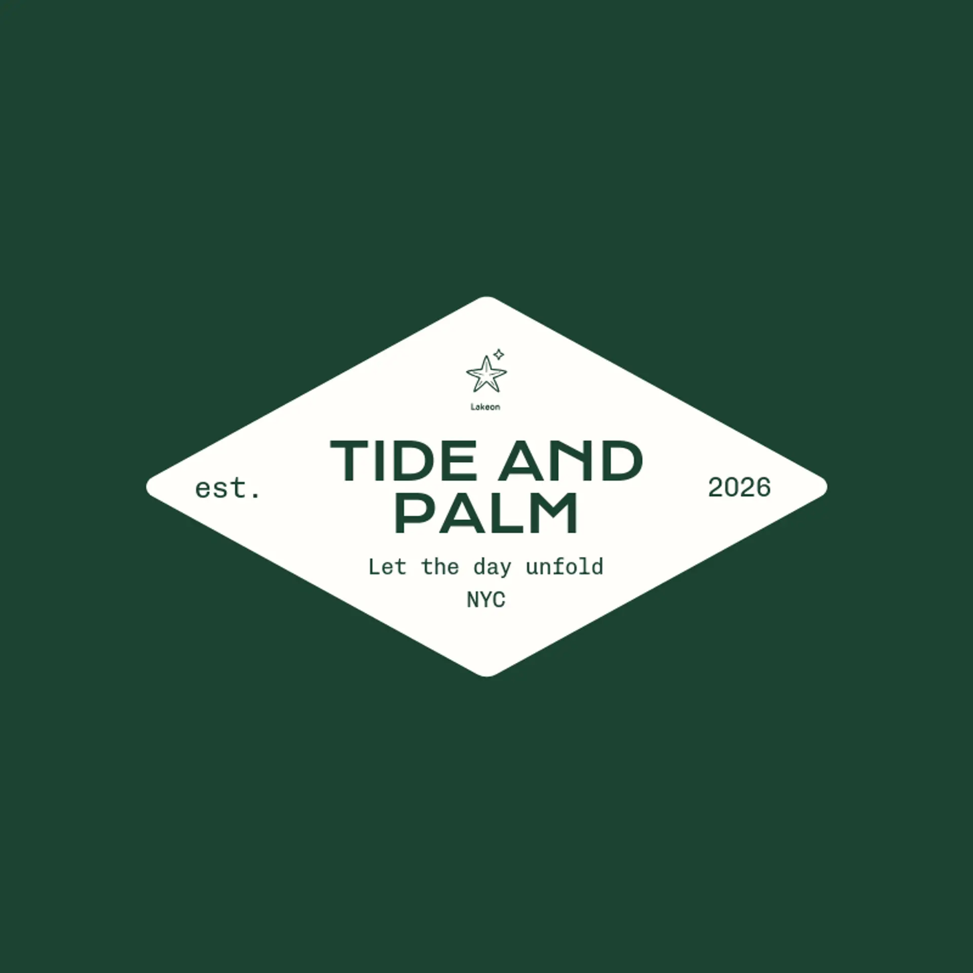 Tide and Palm logo for lagoon