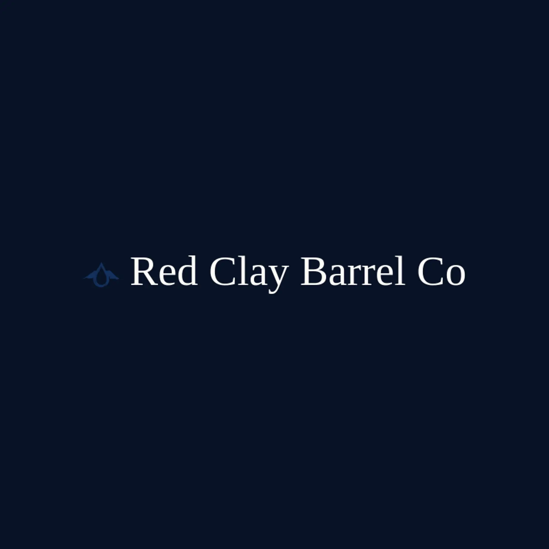 Red Clay Barrel Co logo for bourbon