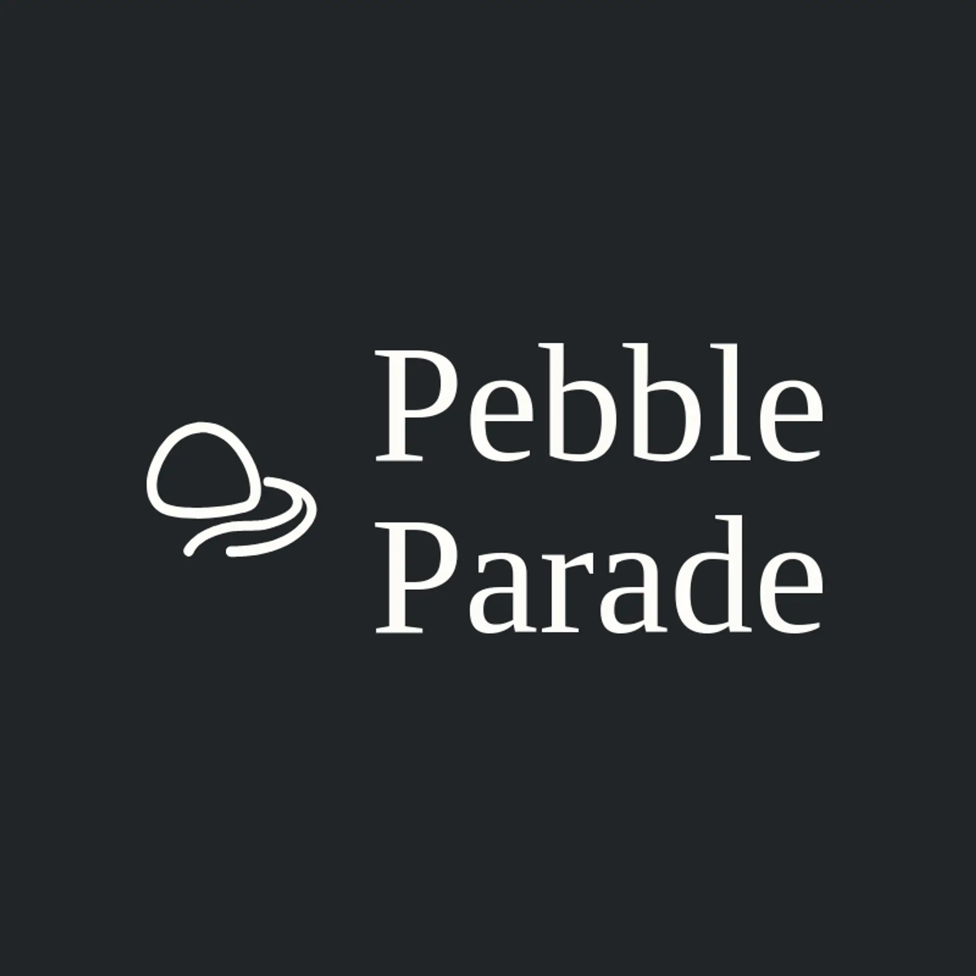 Pebble Parade logo for stone