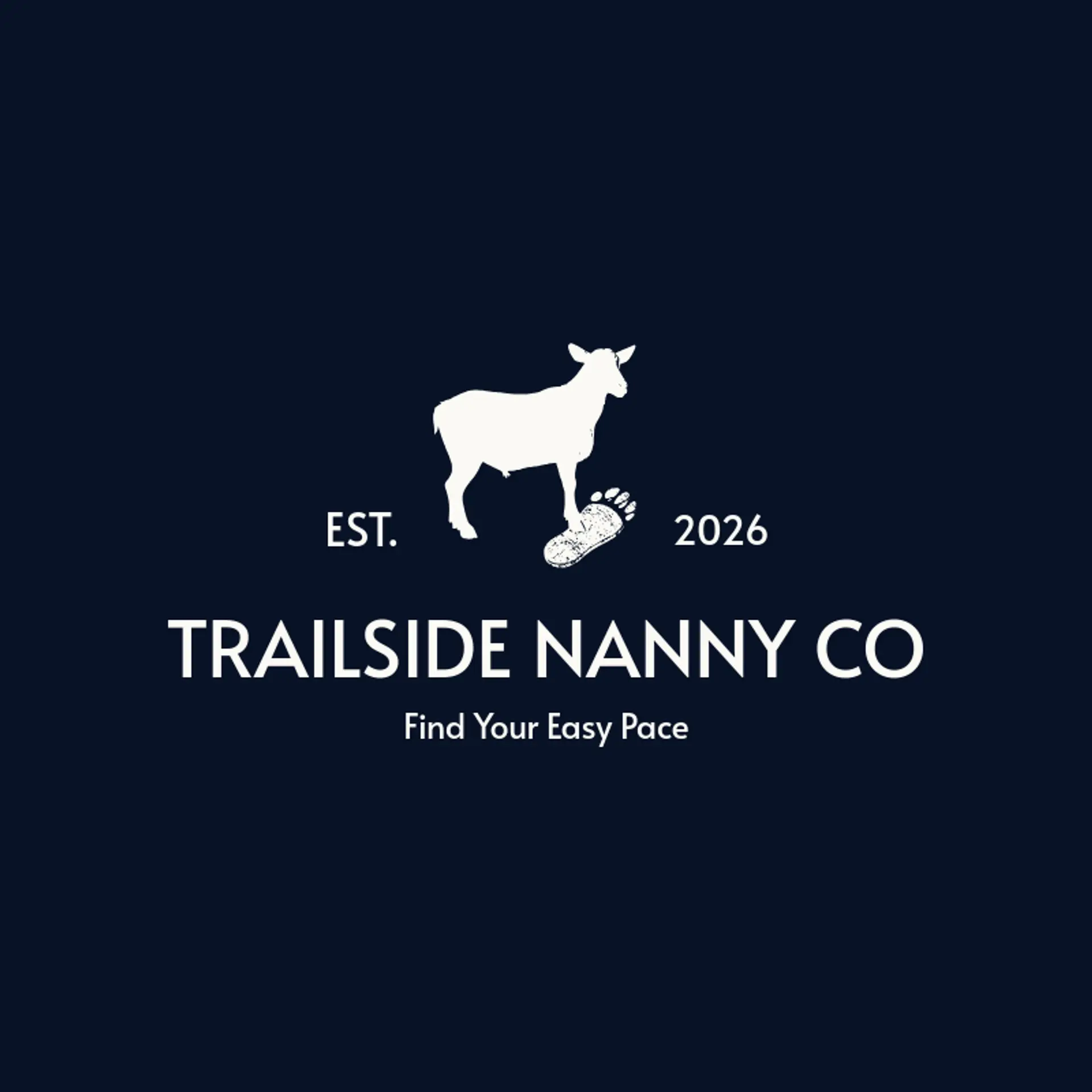 Trailside Nanny Co logo for goat