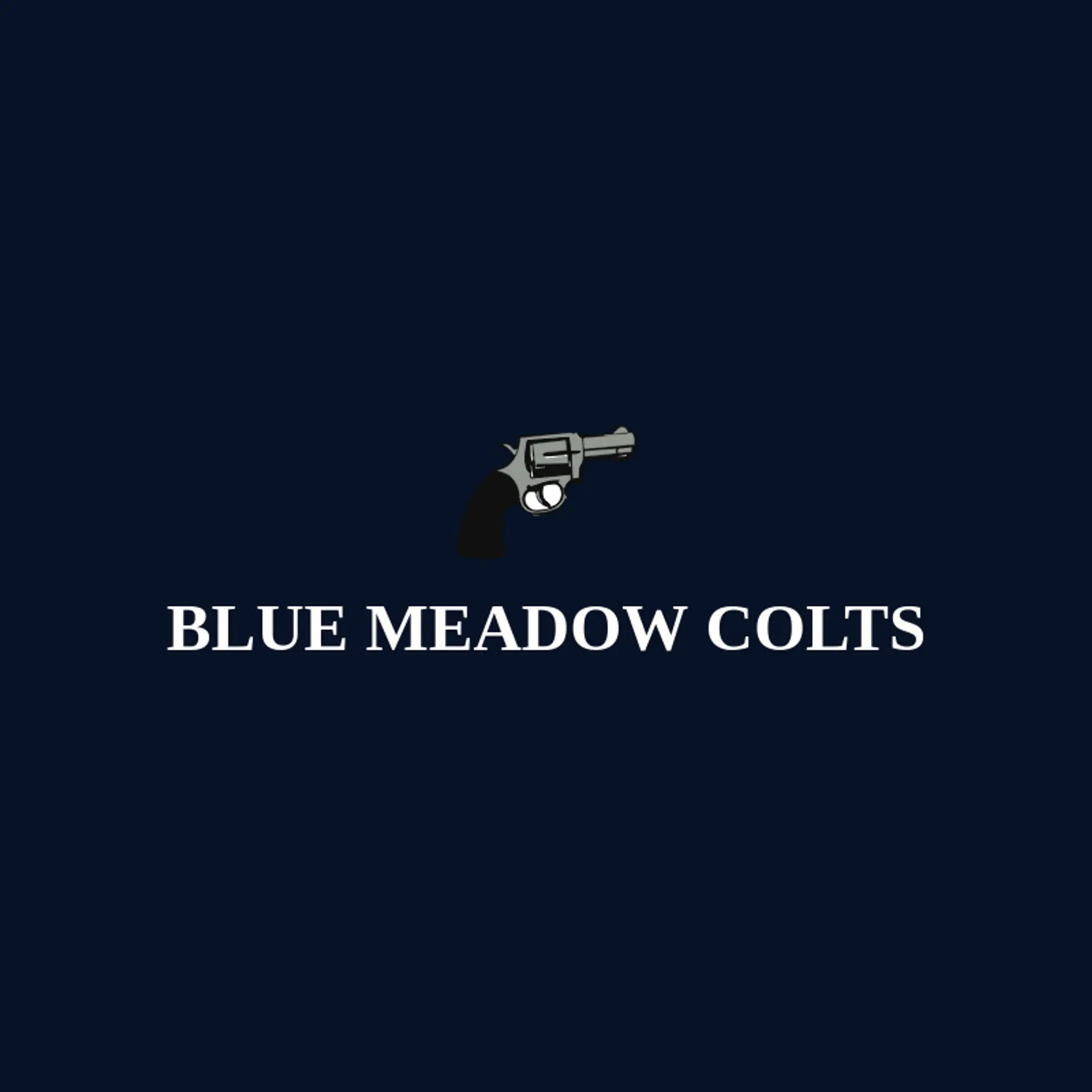 Blue Meadow Colts logo for colt