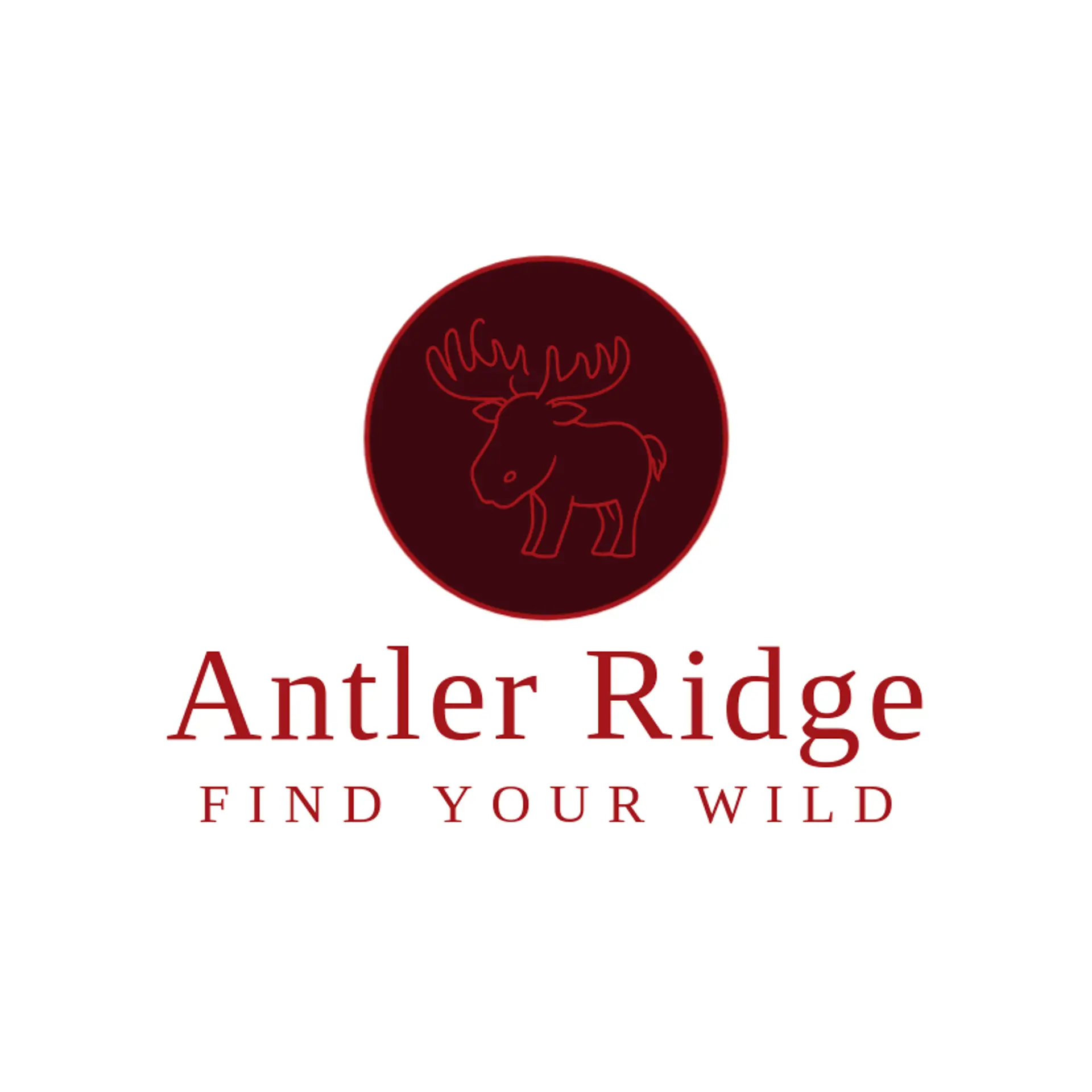 Antler Ridge logo for moose