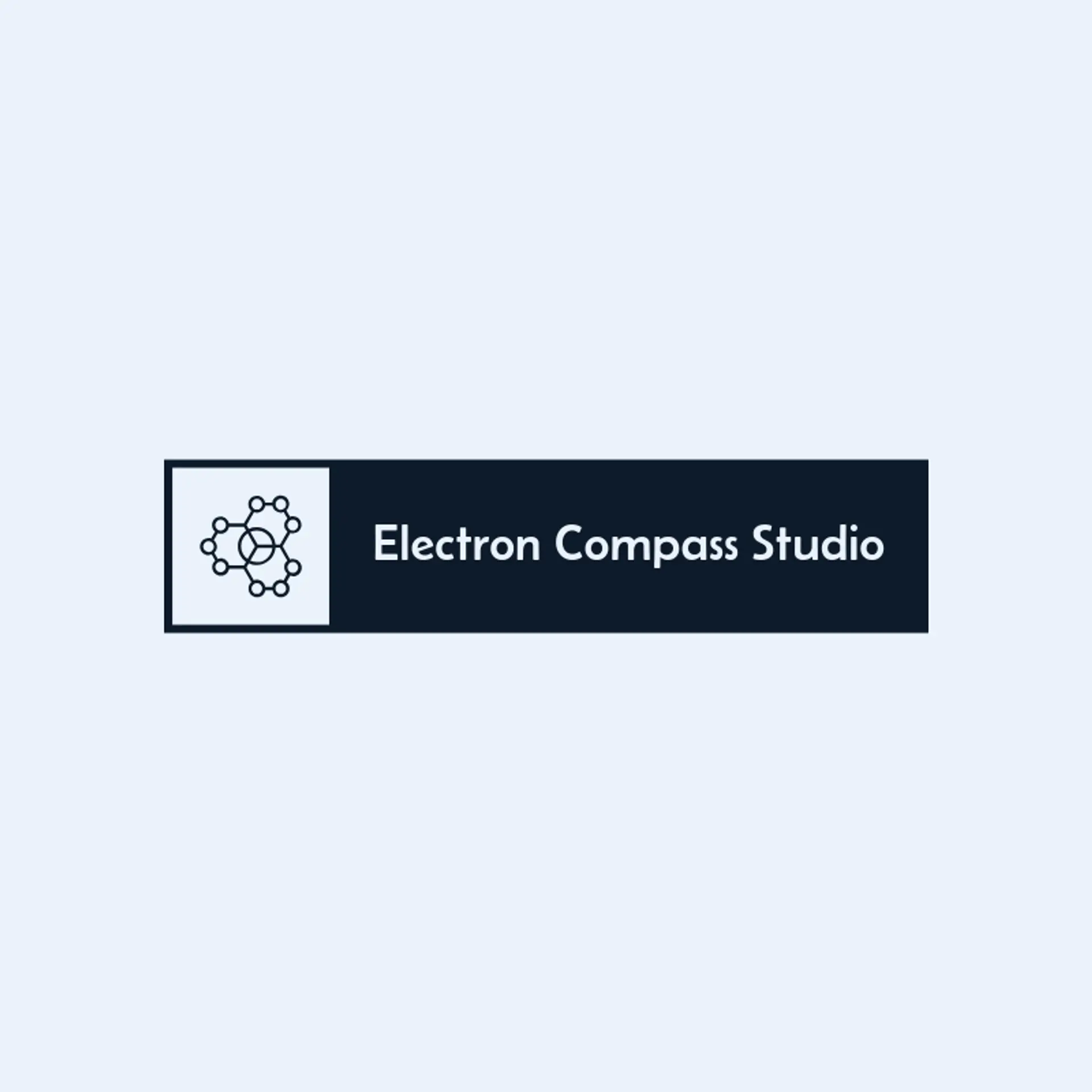 Electron Compass Studio logo for atom