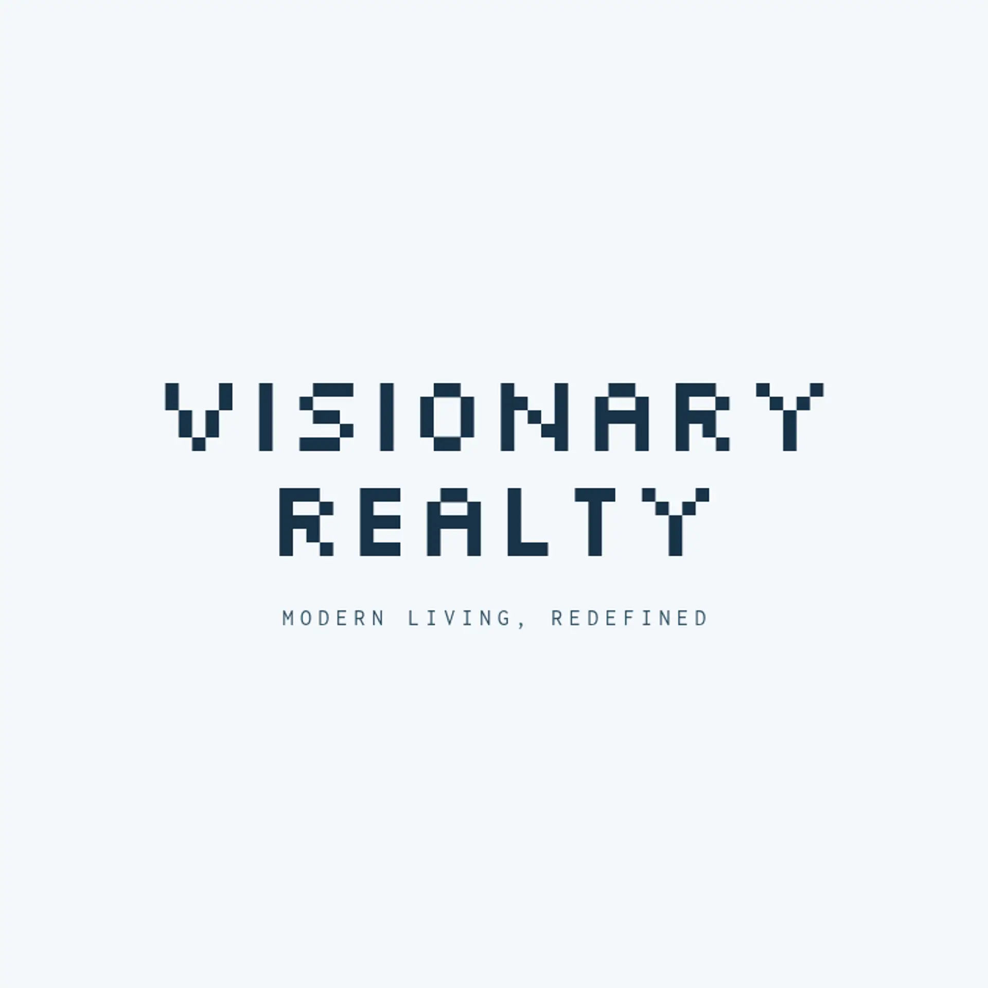 Visionary Realty logo for modern real estate