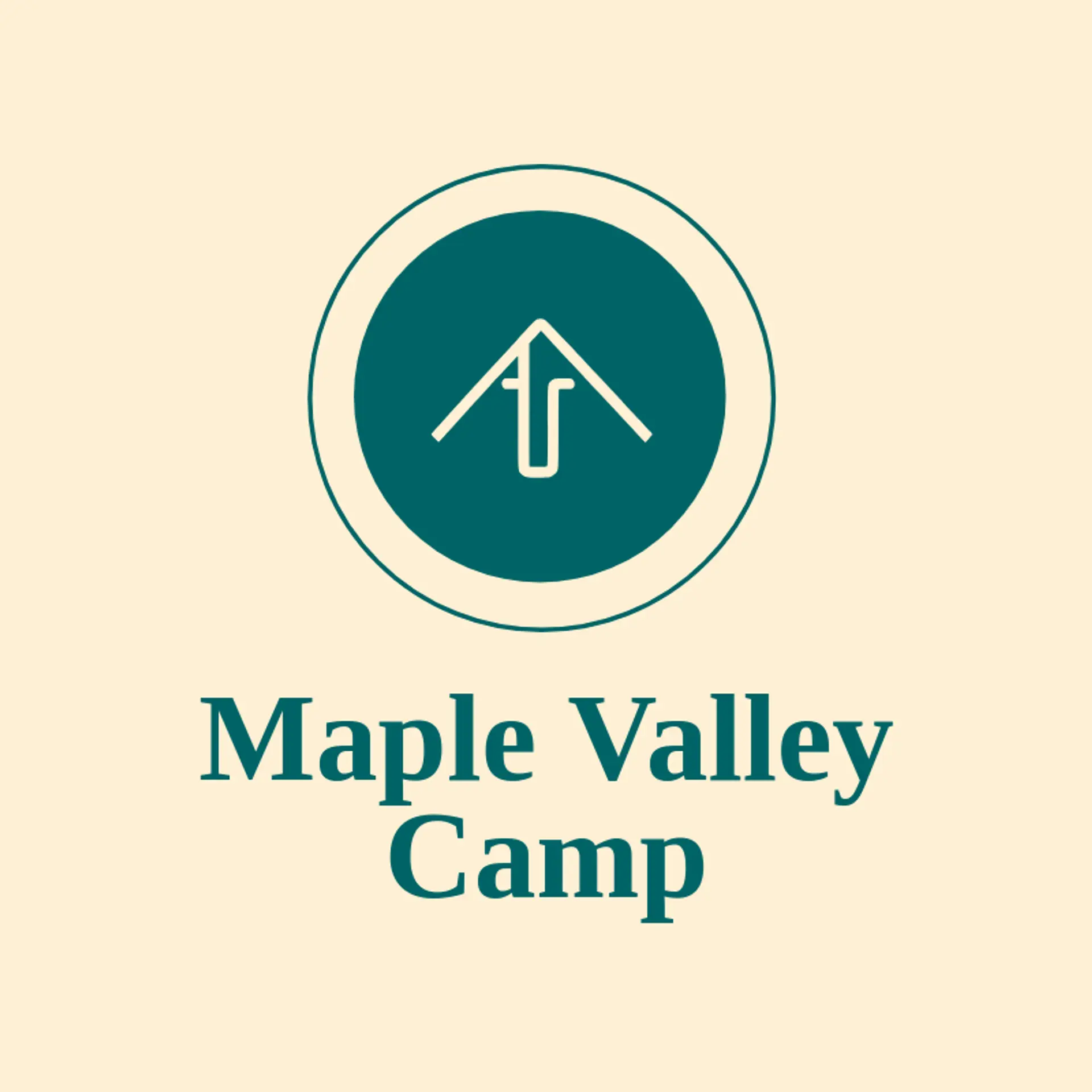 Maple Valley Camp logo for camp