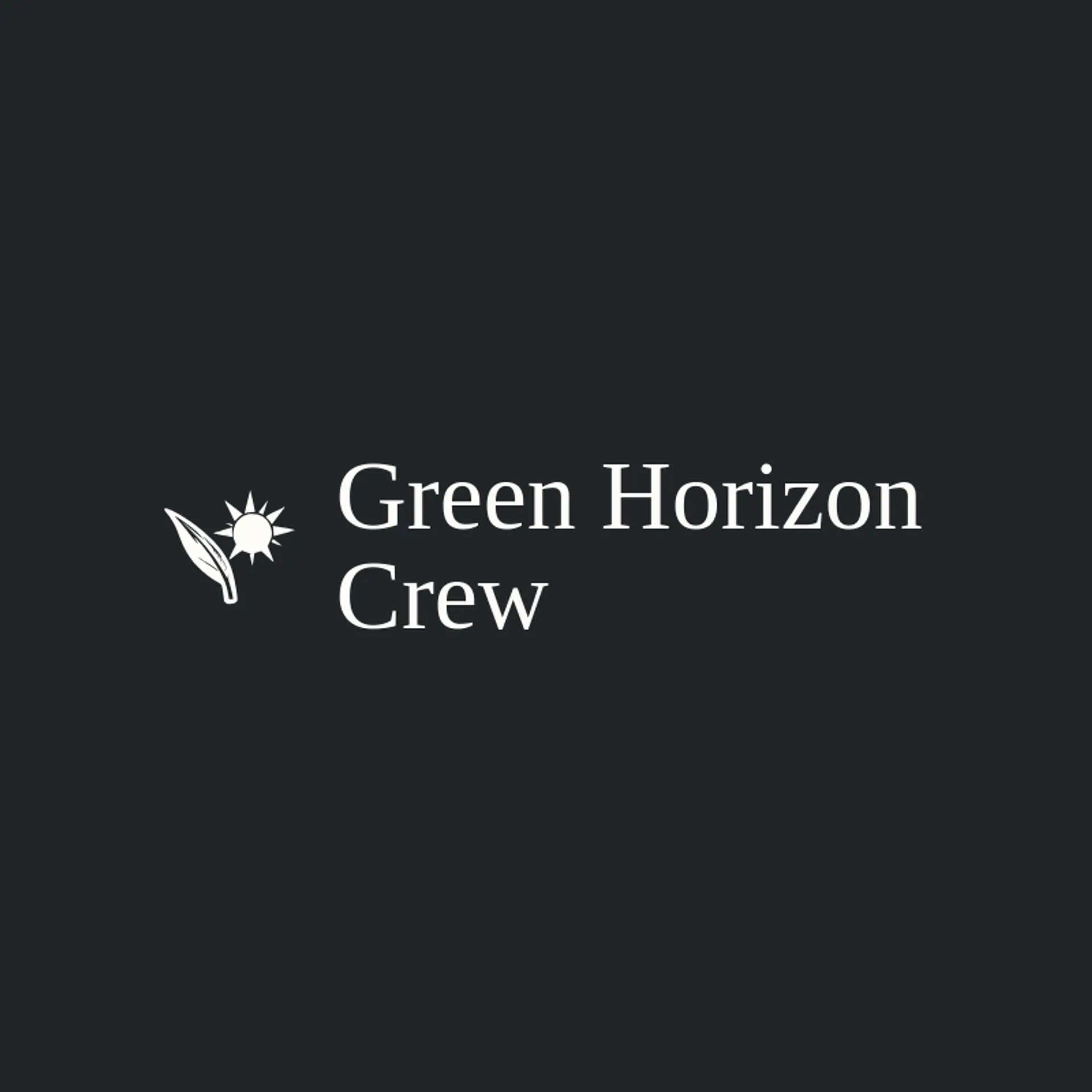 Green Horizon Crew logo for lawncare