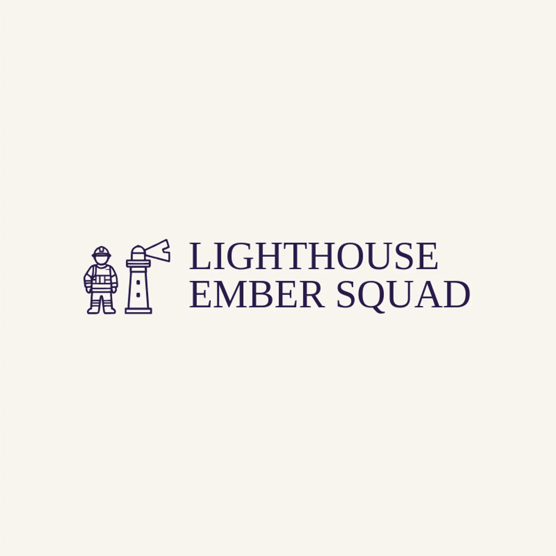 Lighthouse Ember Squad logo for fireman