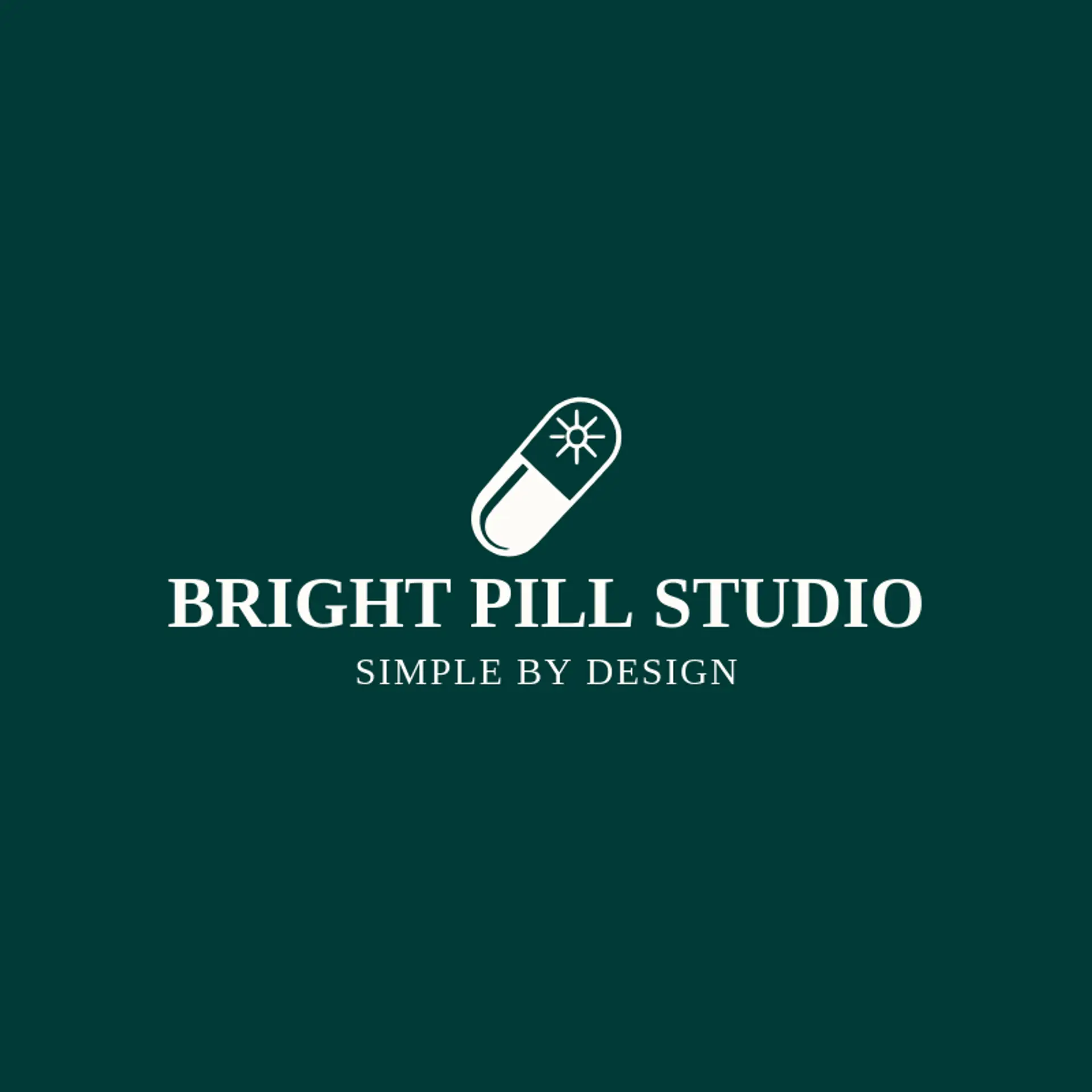 Bright Pill Studio logo for pill