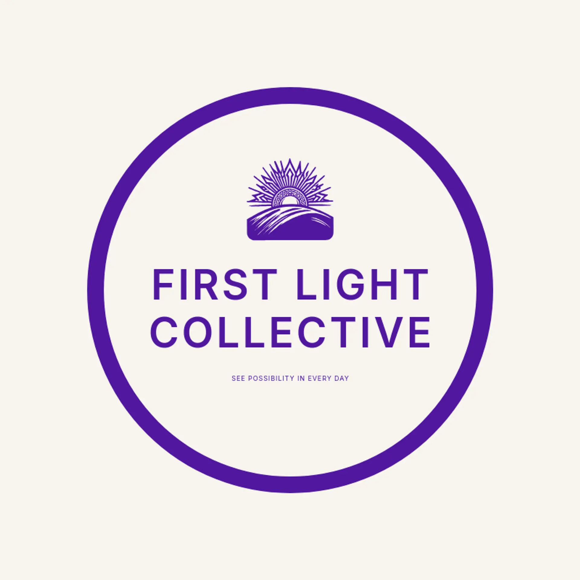 First Light Collective logo for arabic