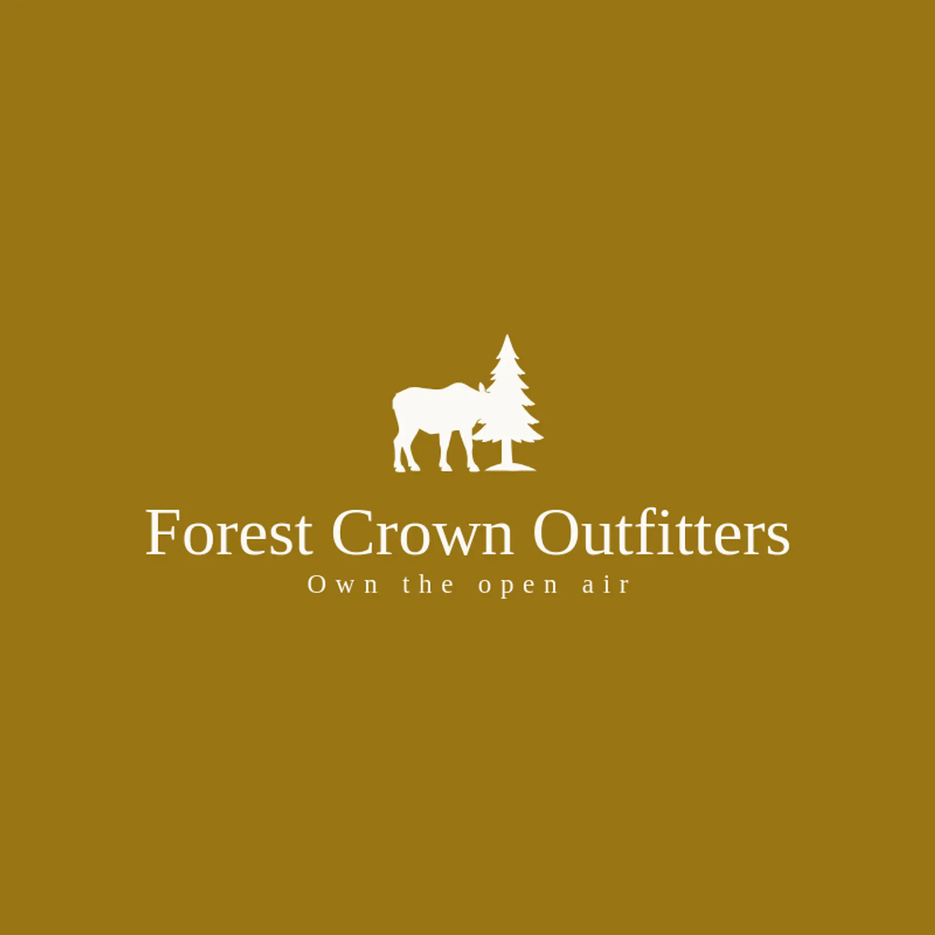 Forest Crown Outfitters logo for moose