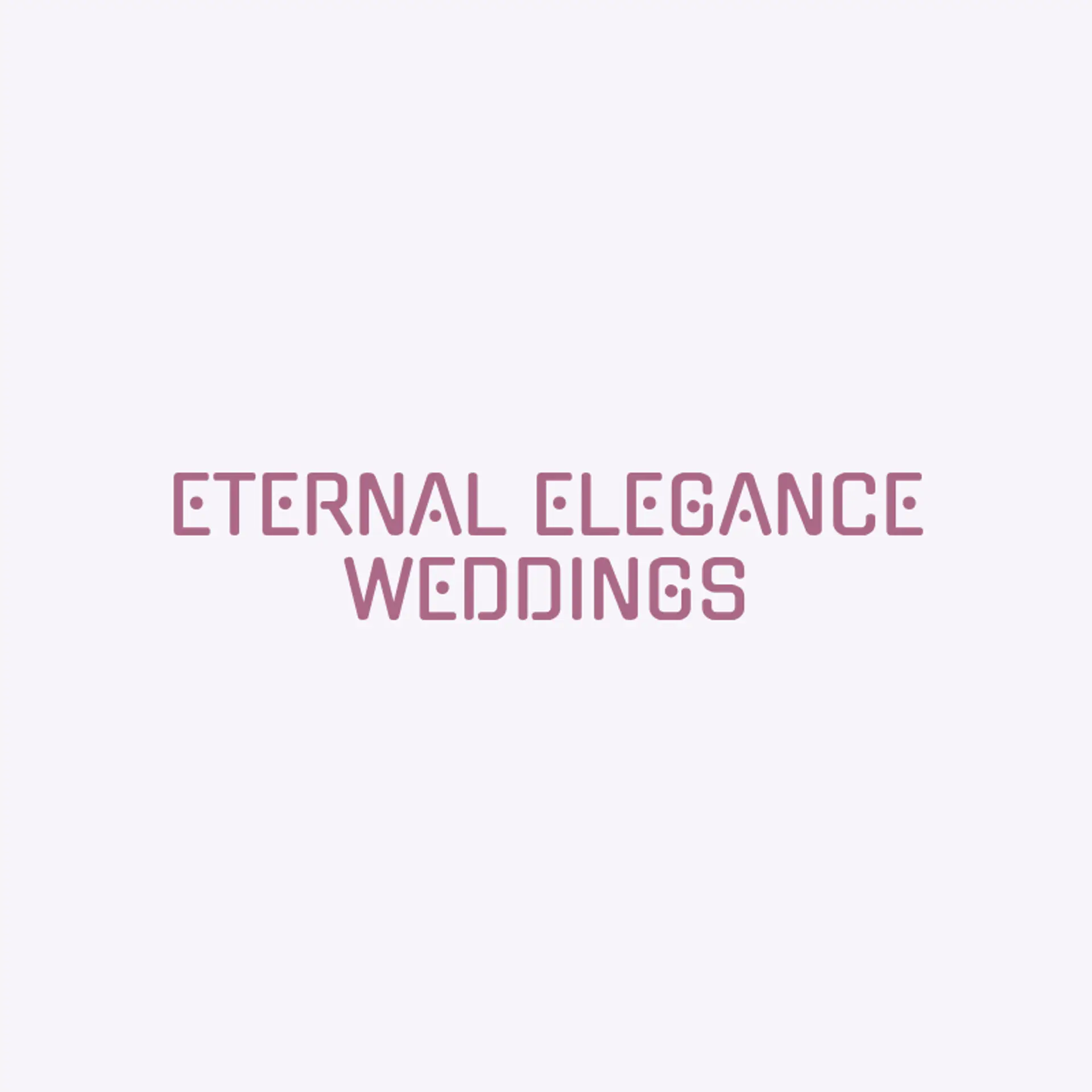 Blissful Beginnings logo for wedding business