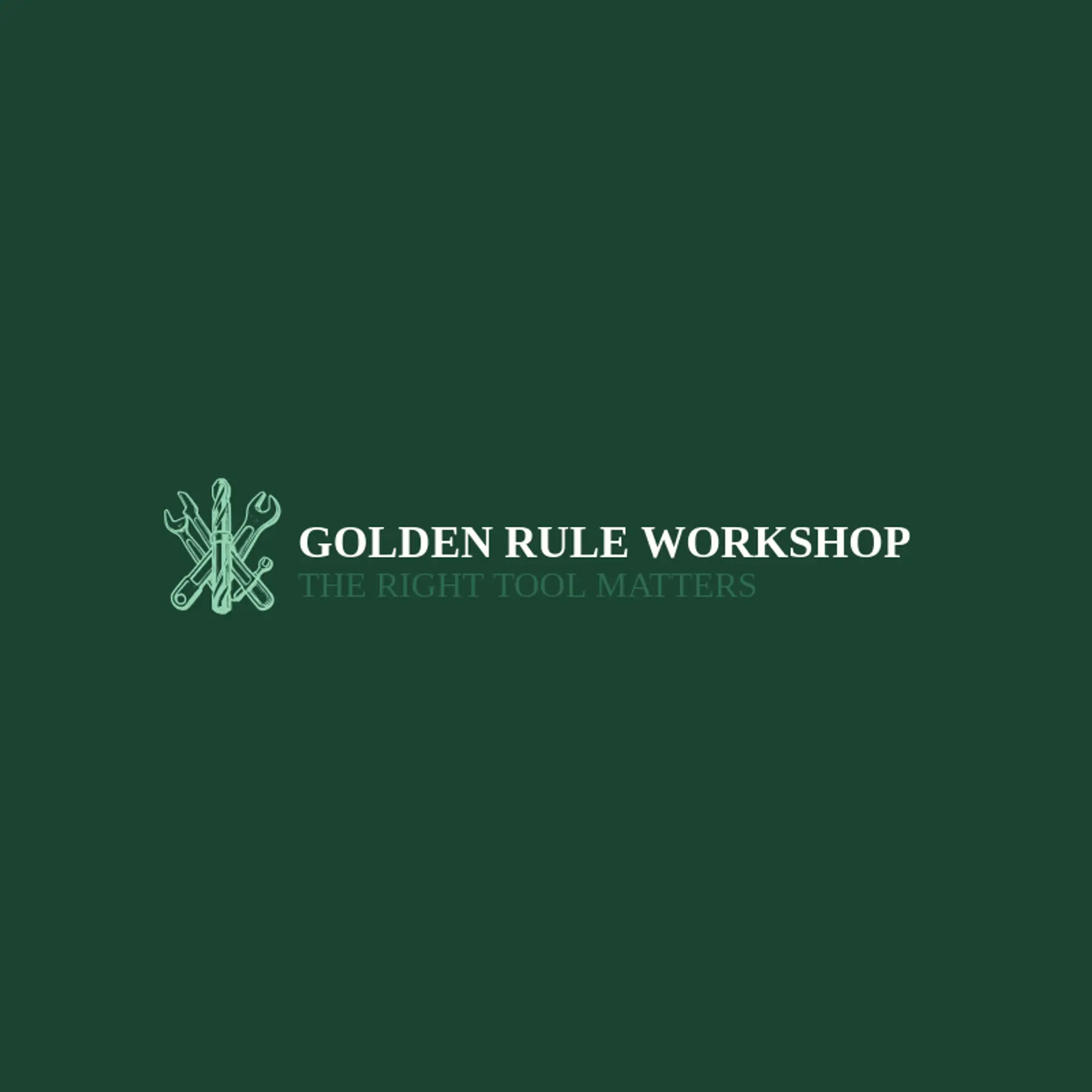 Golden Rule Workshop logo for tools