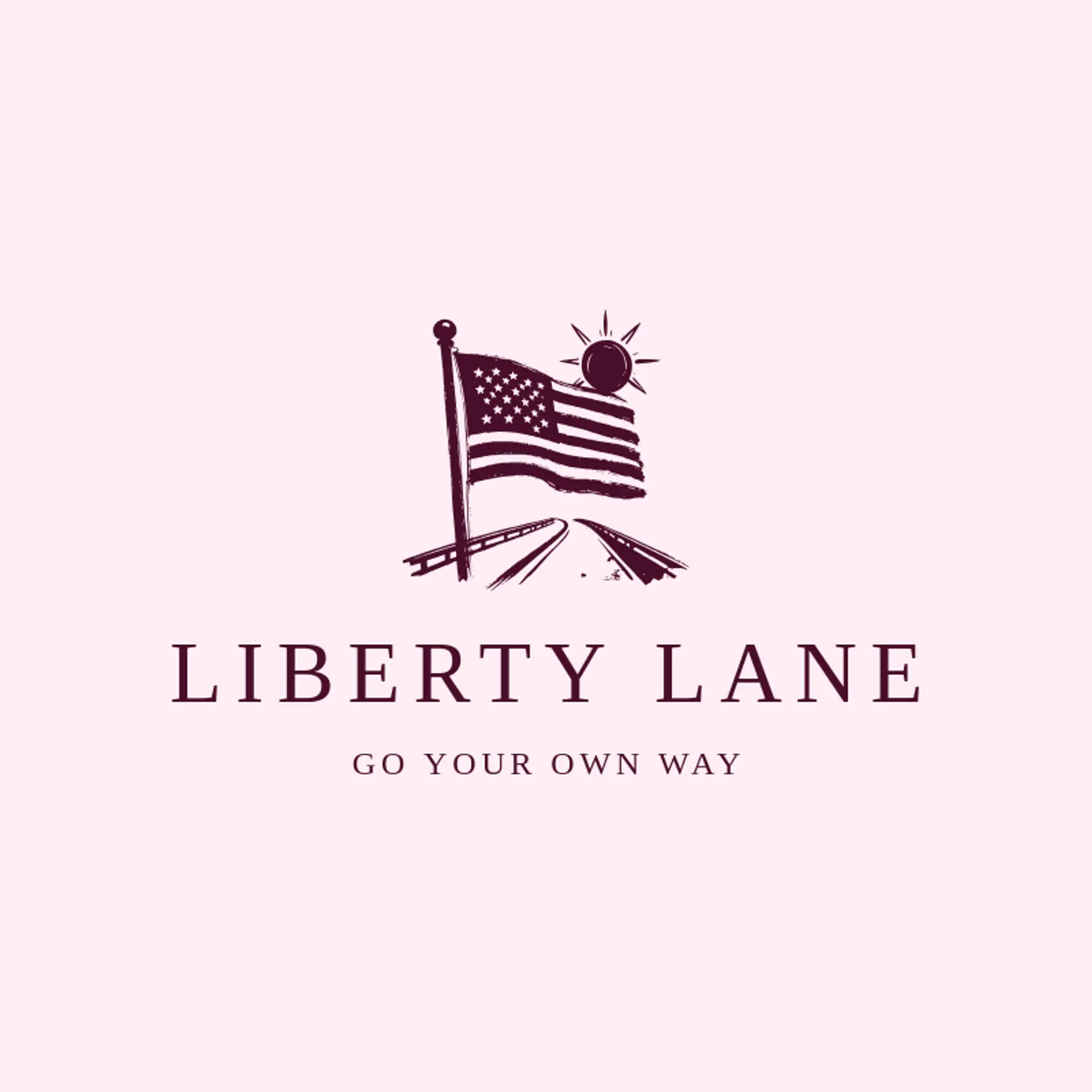 Liberty Lane logo for usa flag