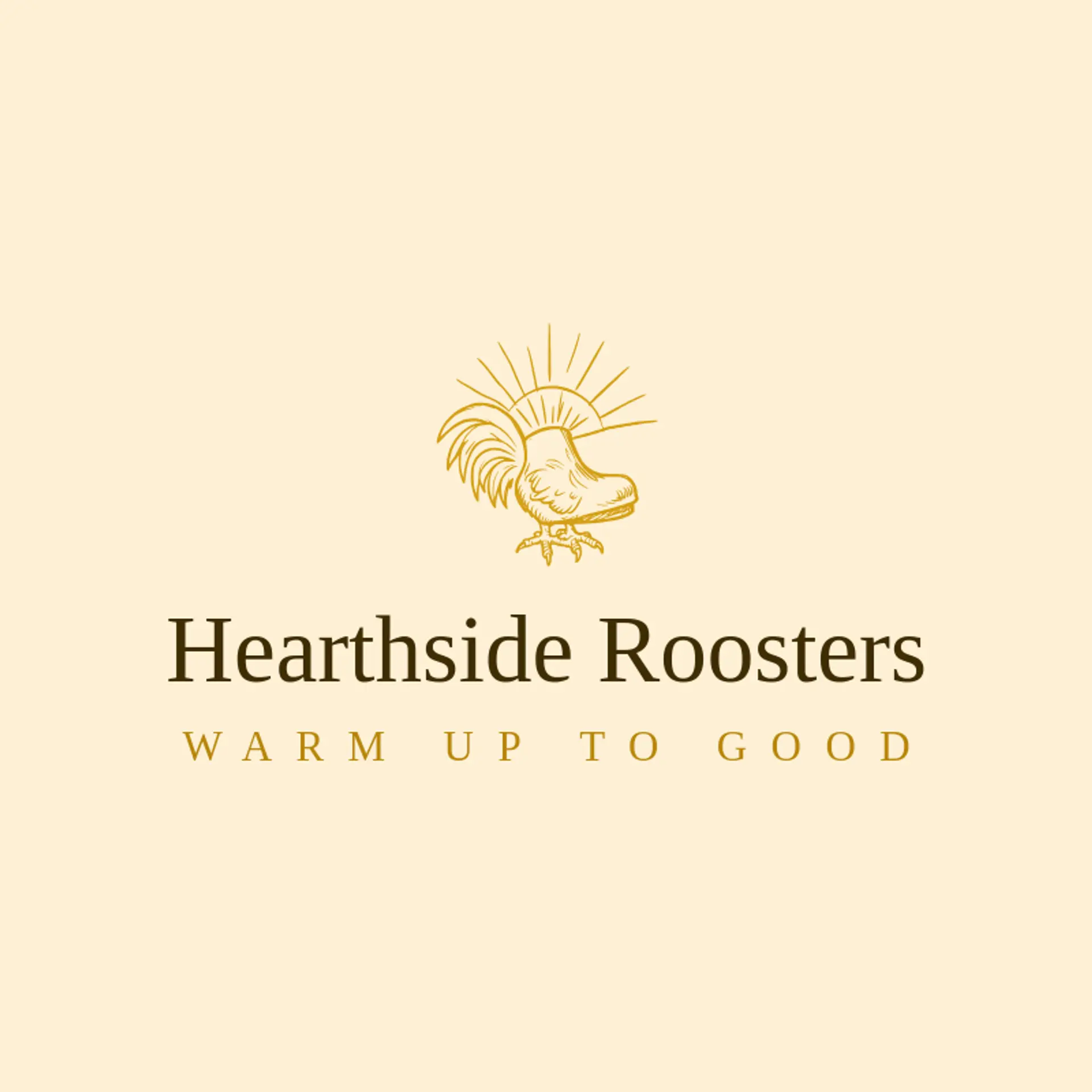 Hearthside Roosters logo for rooster