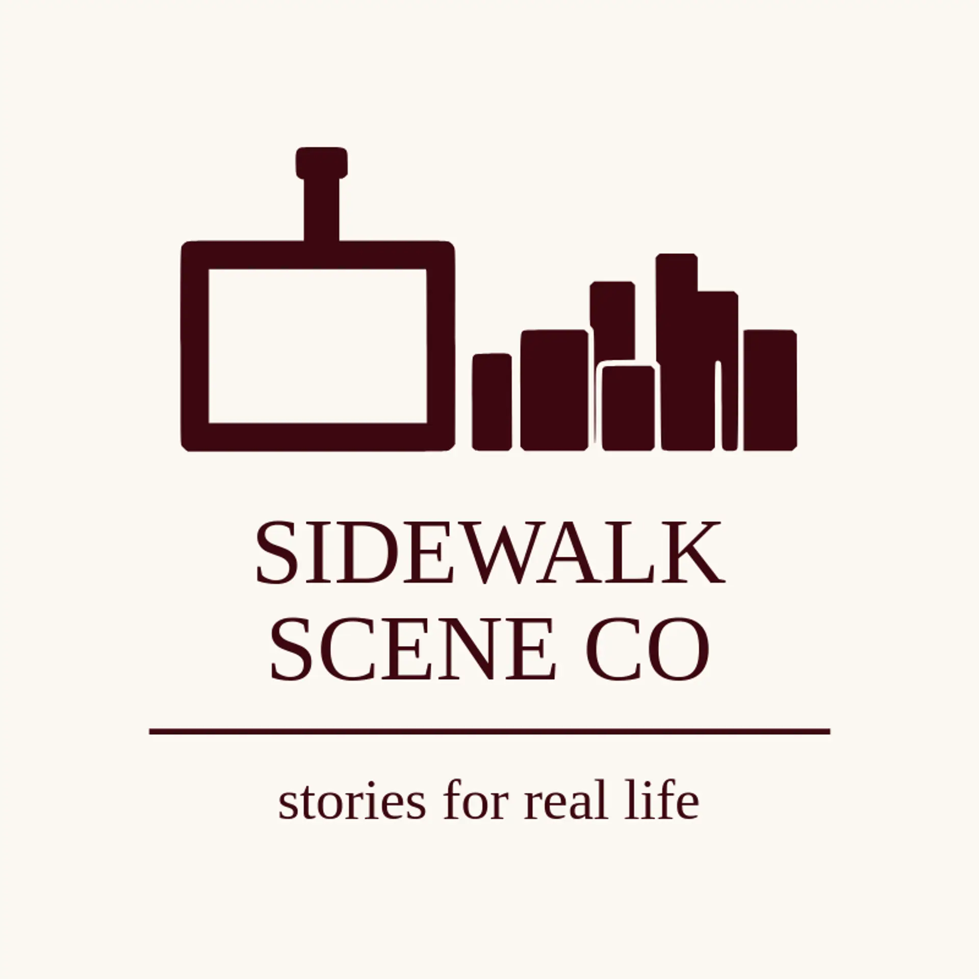 Sidewalk Scene Co logo for production