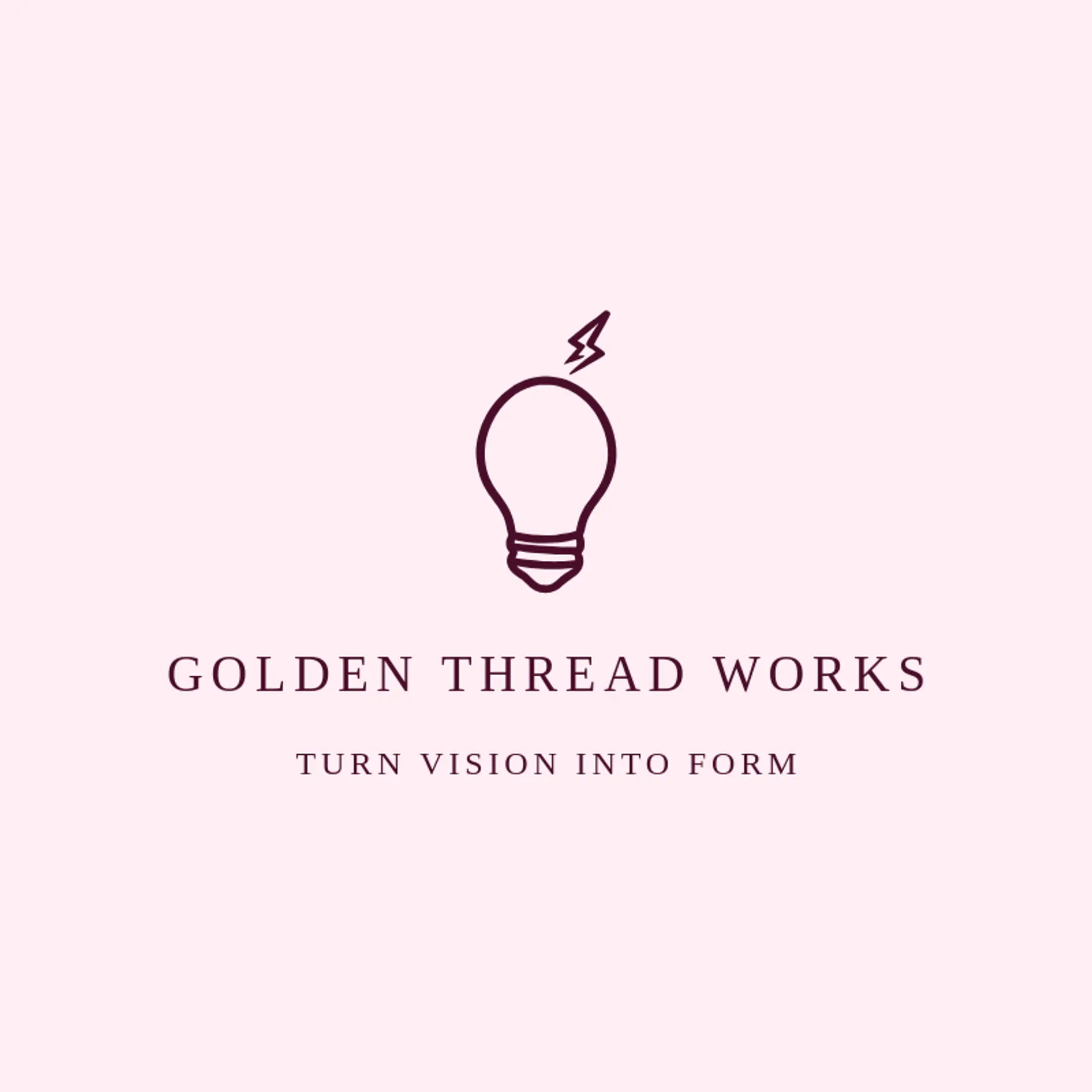 Golden Thread Works logo for designer