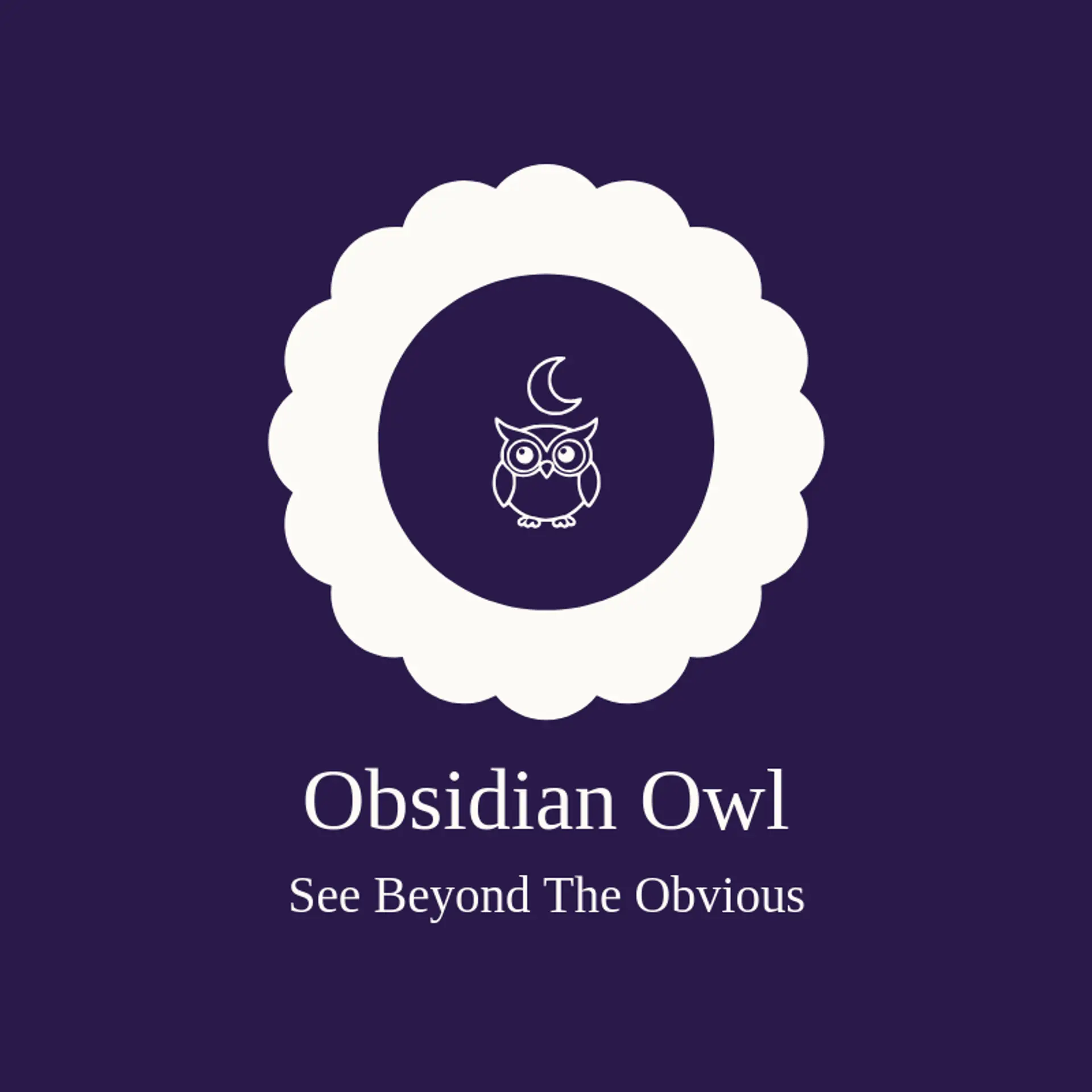 Obsidian Owl logo for evil