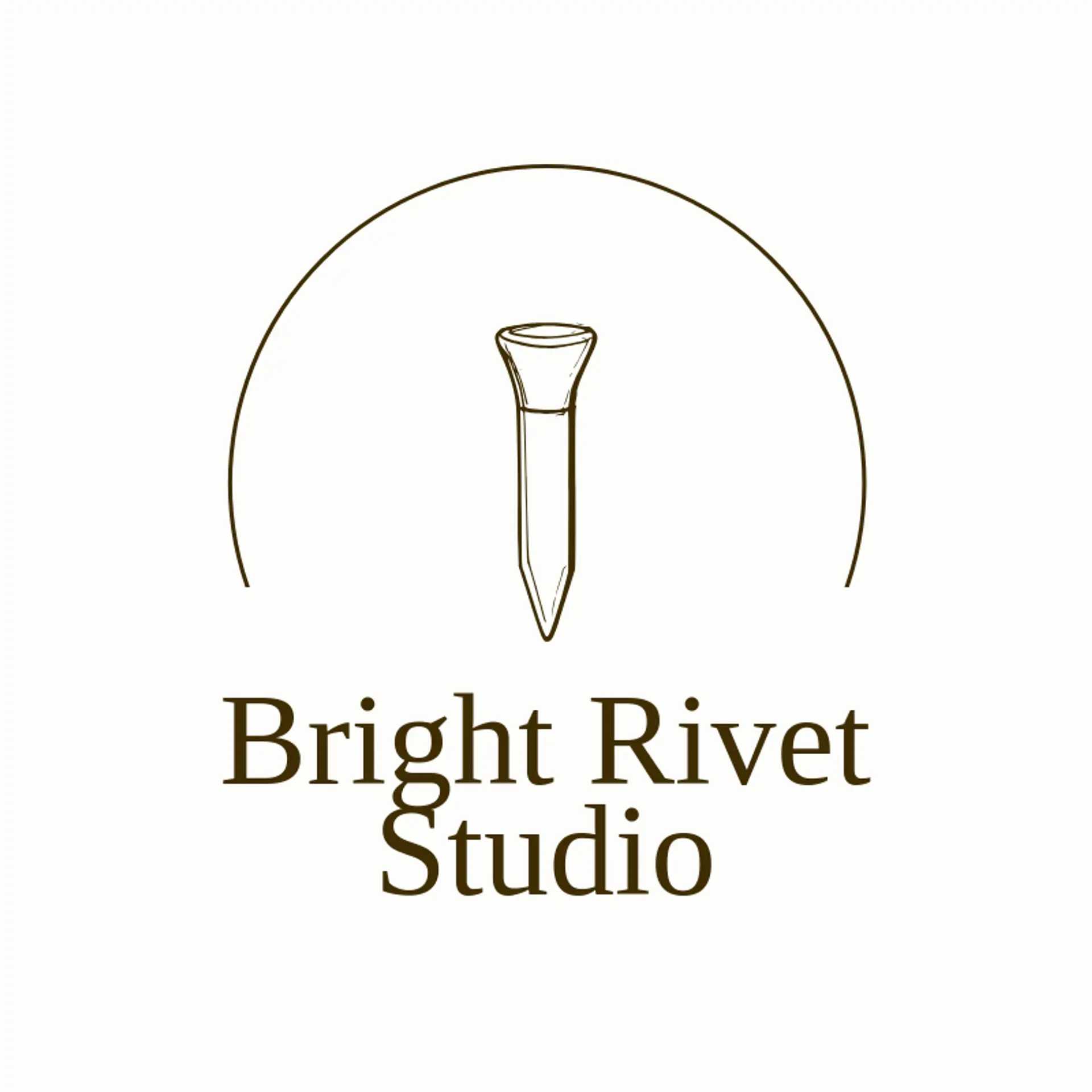 Bright Rivet Studio logo for fabrication