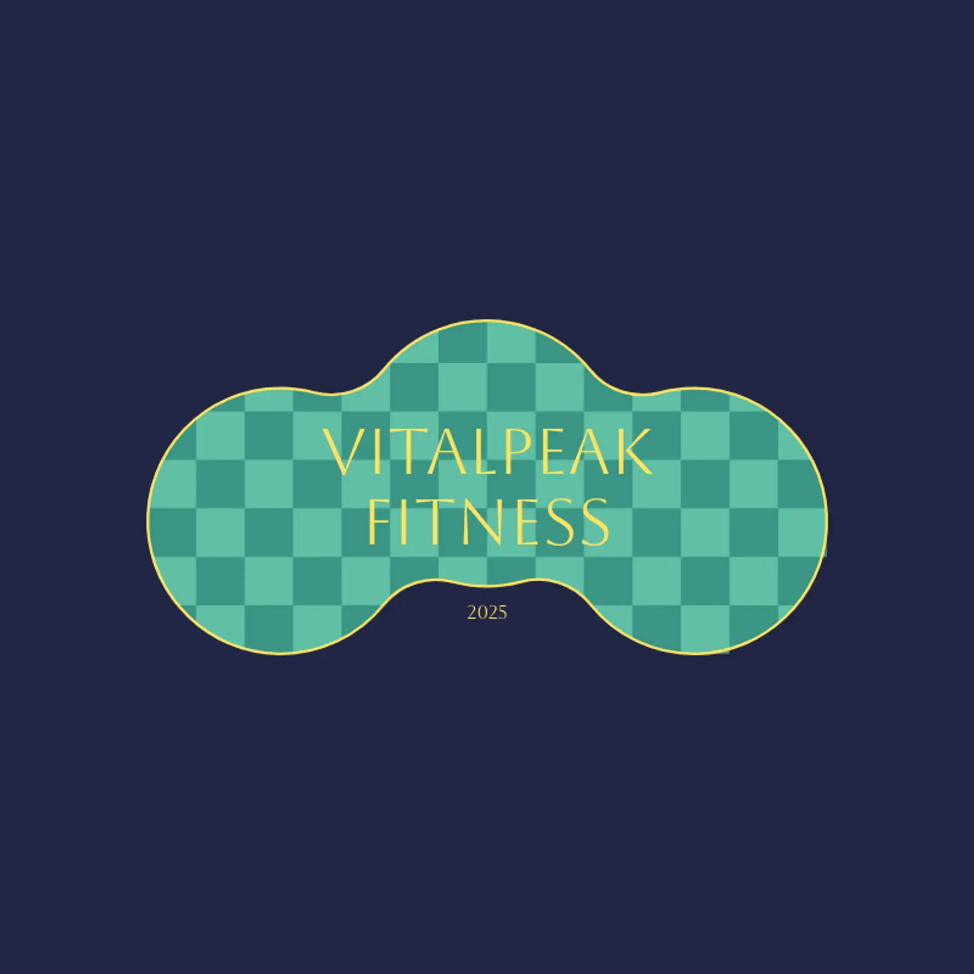 VitalVibe Studio logo for health and fitness