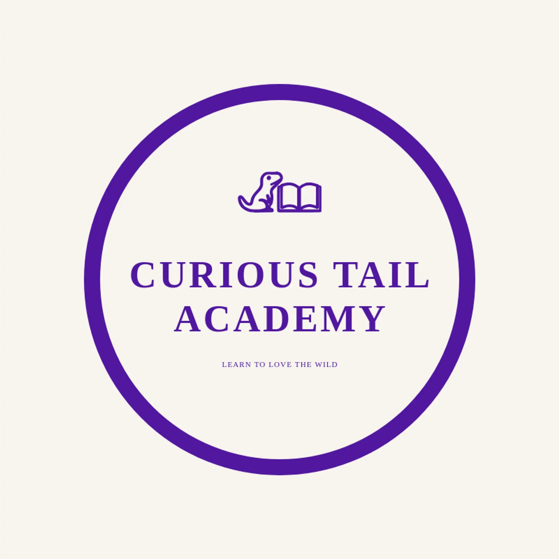 Curious Tail Academy logo for lizard