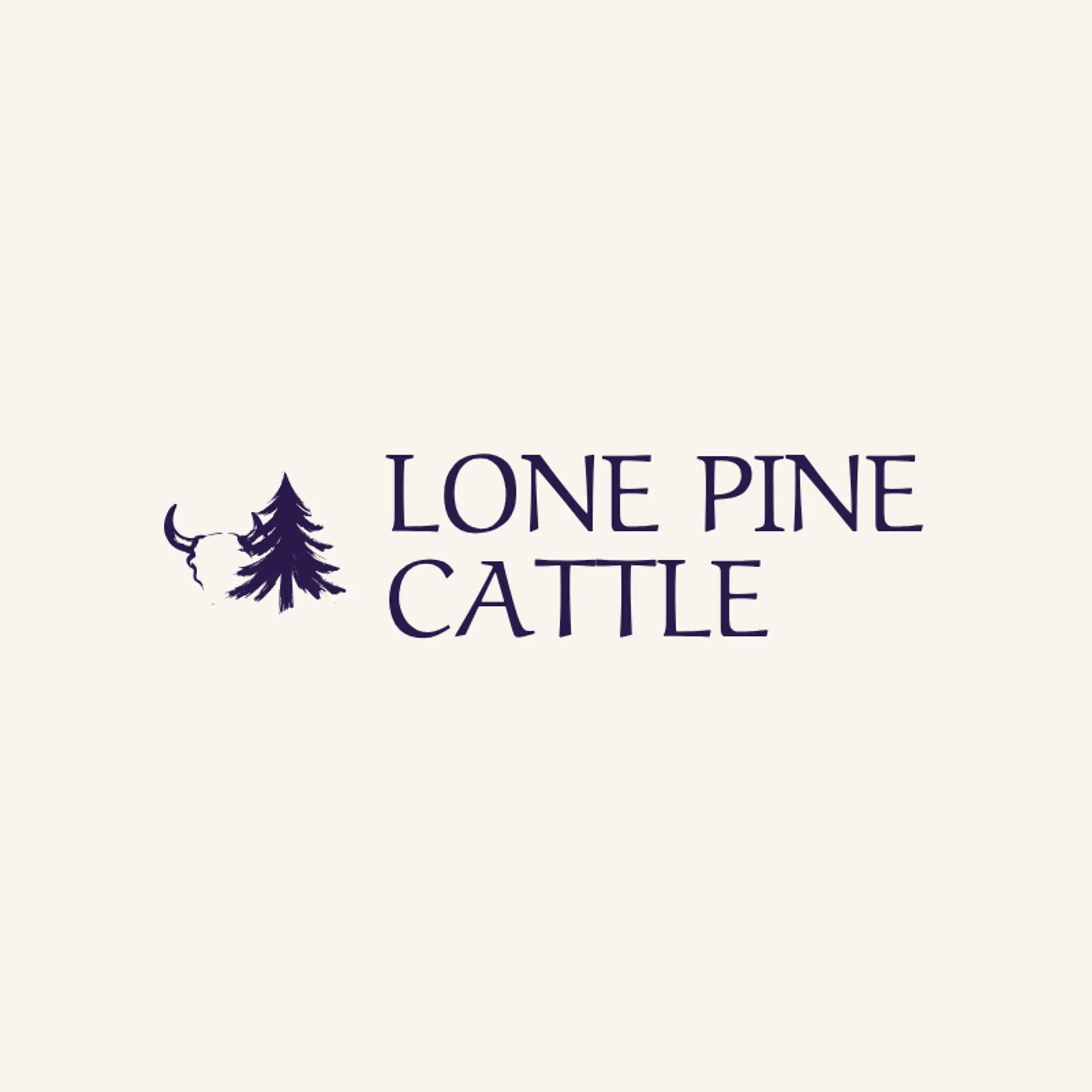 Lone Pine Cattle logo for ranch