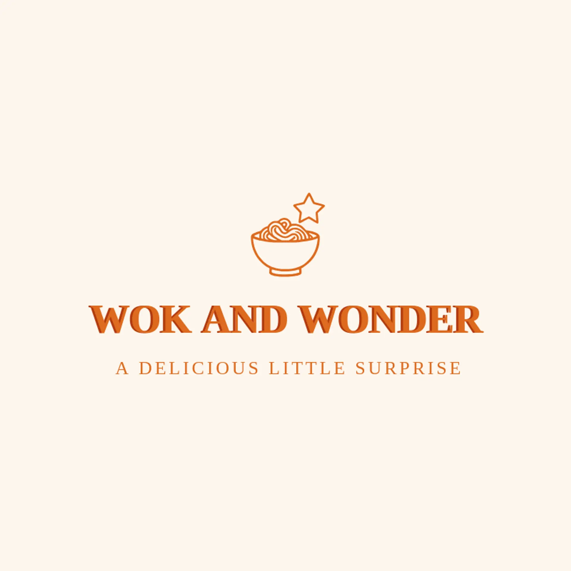 Wok and Wonder logo for noodle