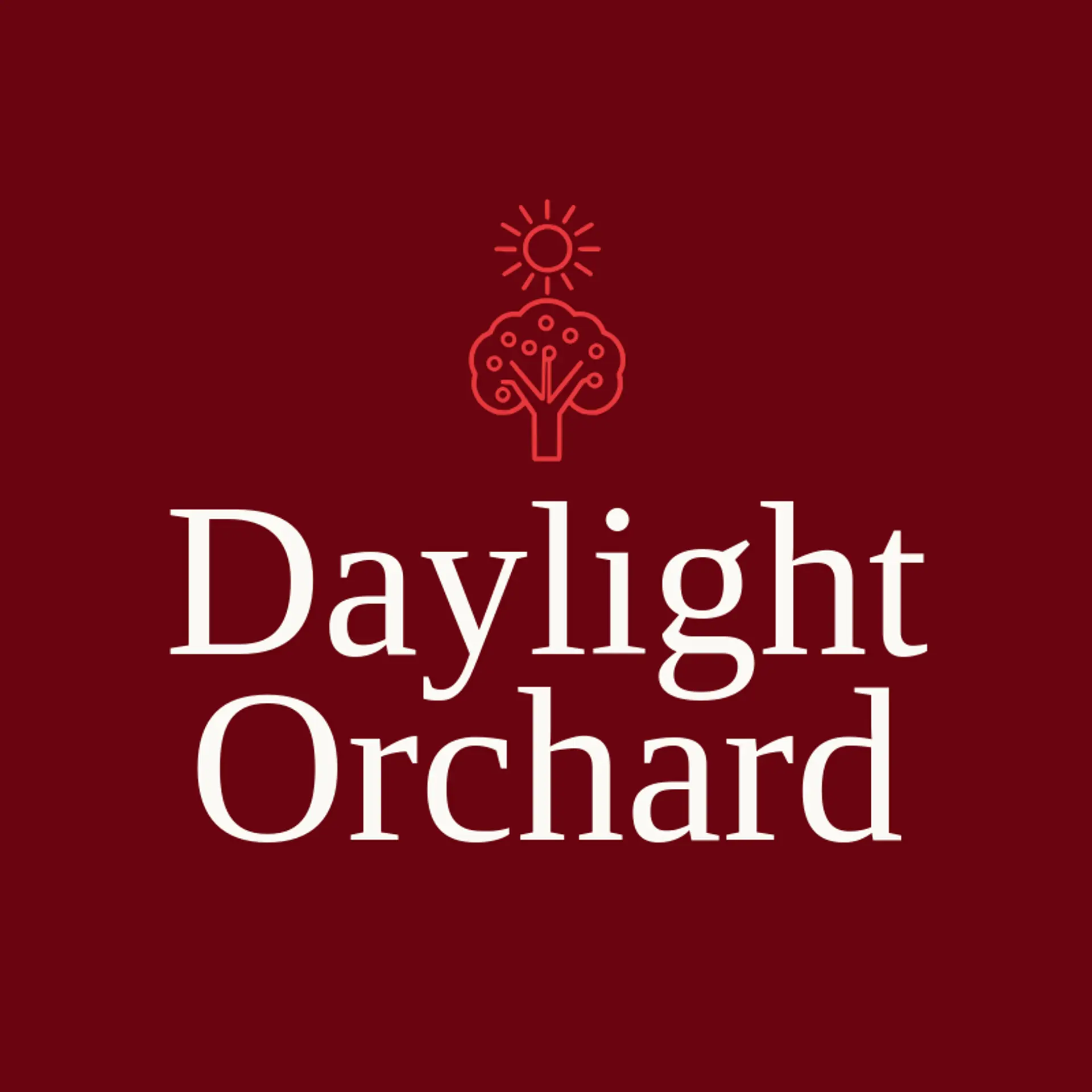 Daylight Orchard logo for sunshine