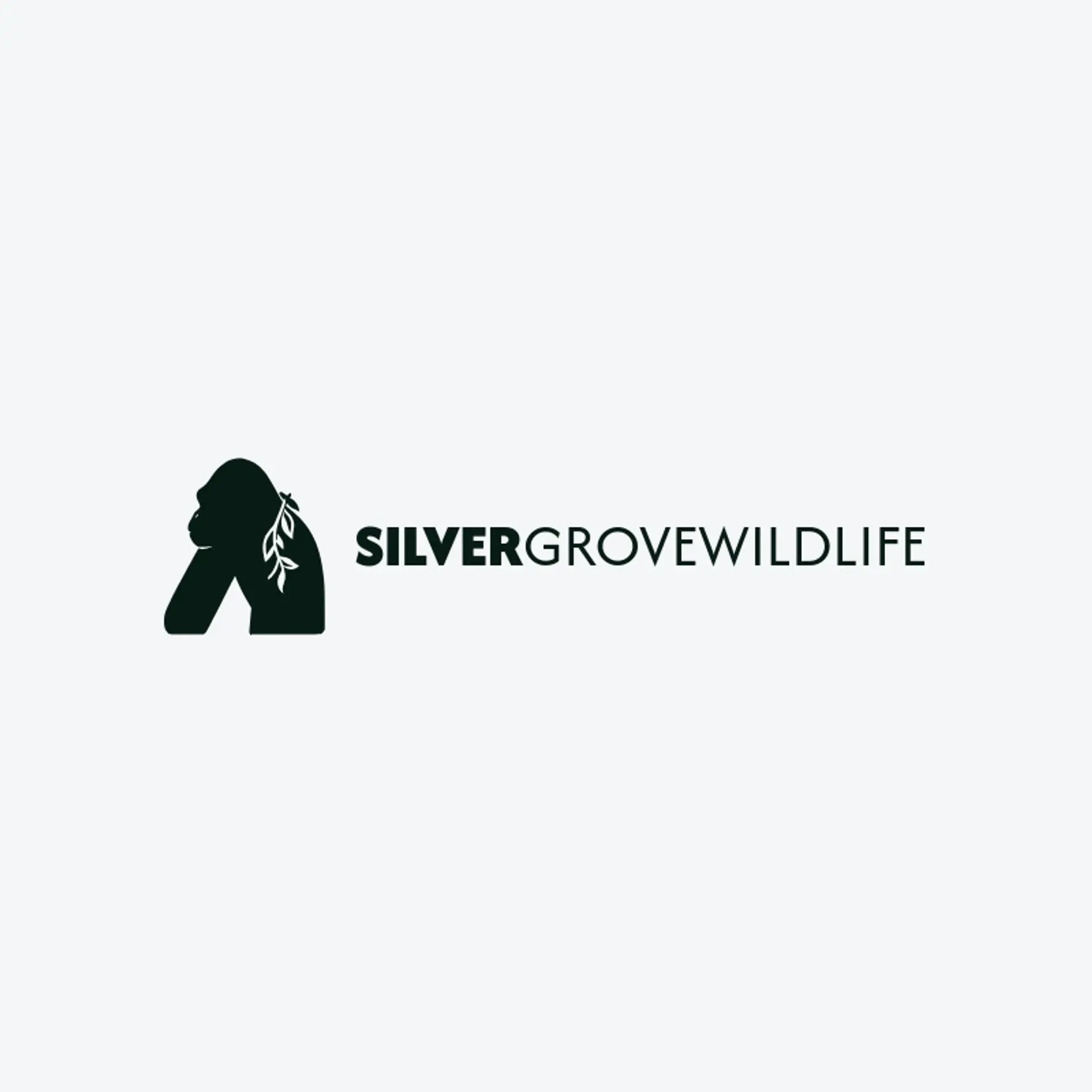 Silver Grove Wildlife logo for gorilla