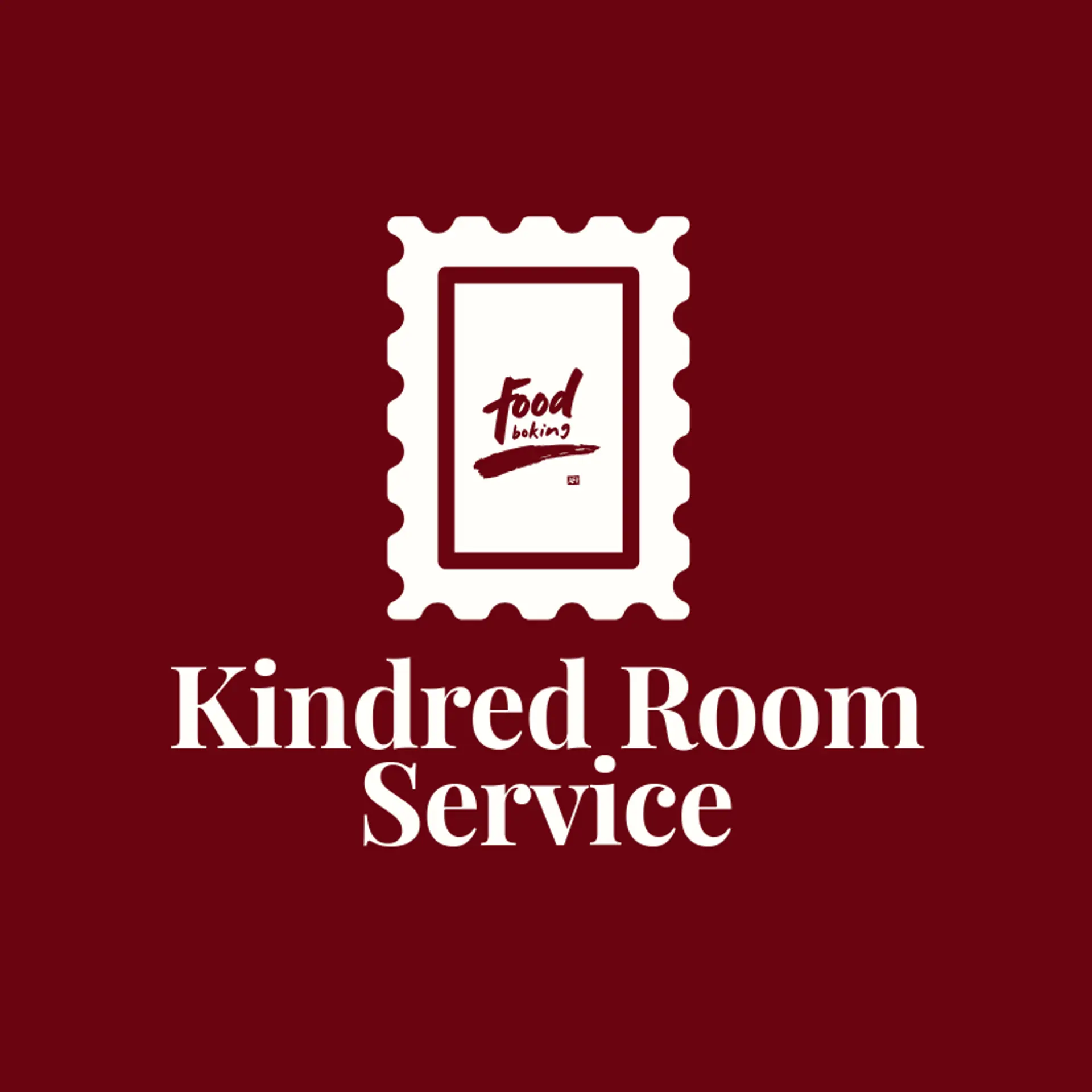 Kindred Room Service logo for booking
