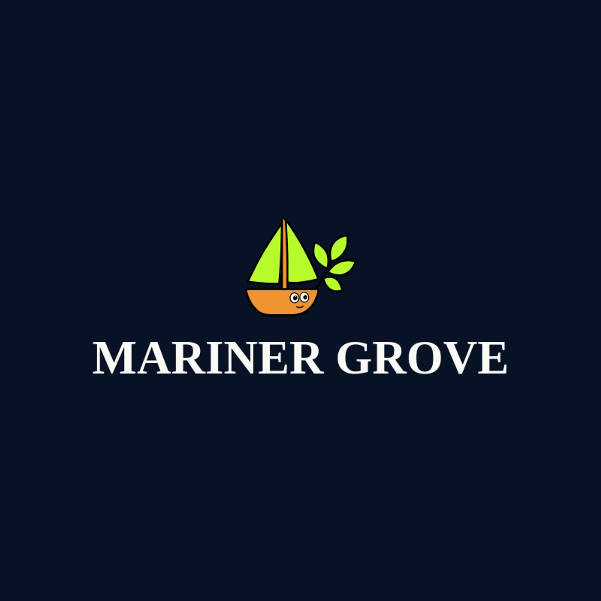 Mariner Grove logo for sailboat