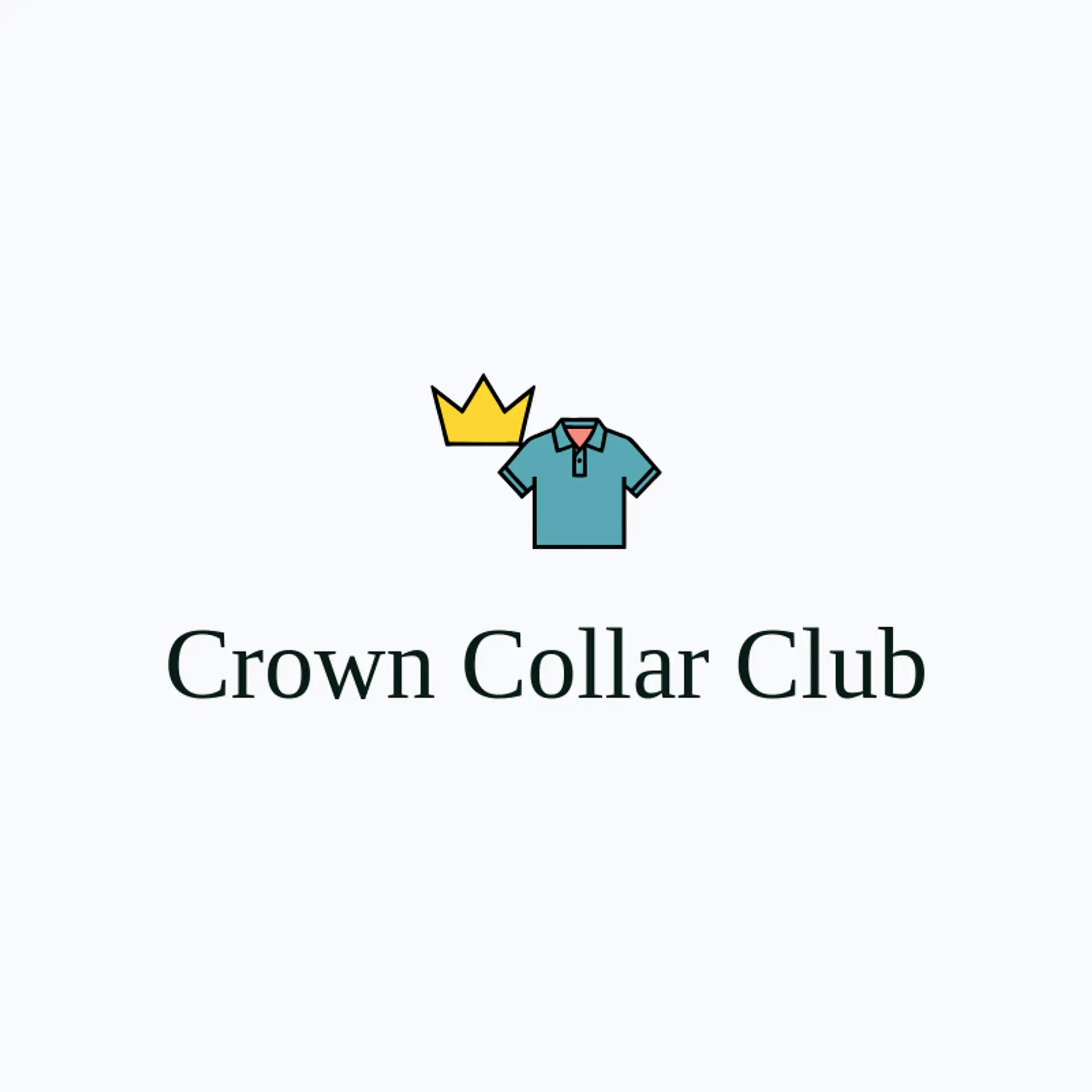 Crown Collar Club logo for polo shirt