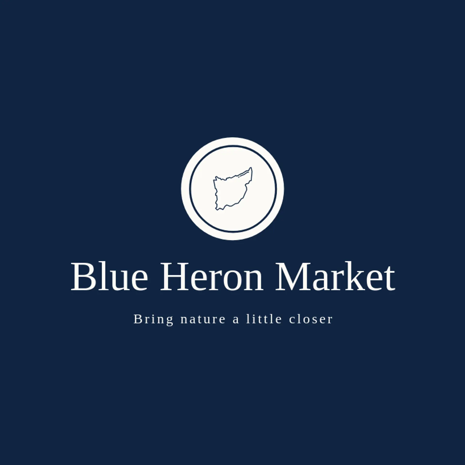 Blue Heron Market logo for florida